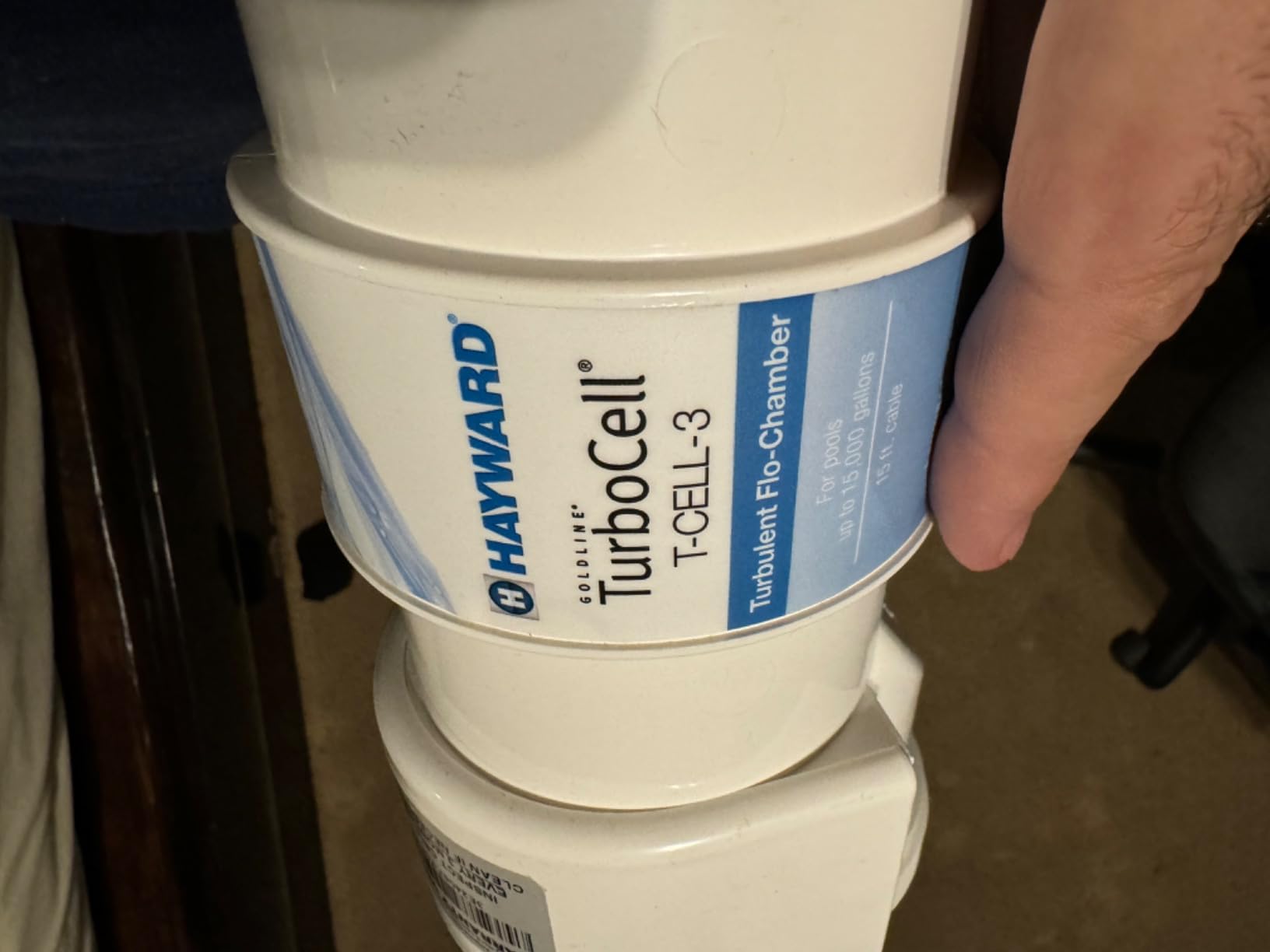 Hayward W3T-CELL-15 TurboCell Salt Chlorination Cell for In-Ground Swimming Pools up to 40,000 Gallons - Customer Photo 1