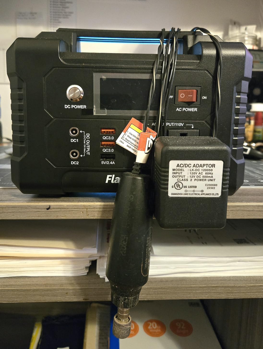 Flashfish 200W Portable Power Station 151Wh, 400W Peak Solar Generator with 110V AcOutlet, 2 DC & 3 USB Ports, Backup Battery for CPAp Camping, Home, Outdoor EmergencyPower supply - Customer Photo 1