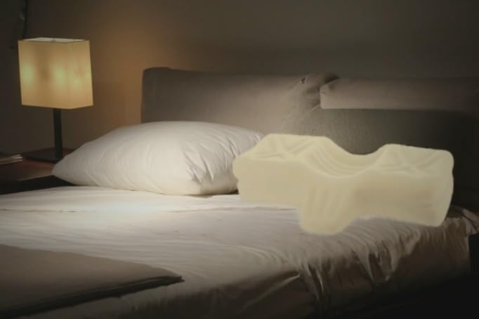 Therapeutica Lite Cervical Orthopedic Foam Sleeping Pillow; Can Help Relieve Neck, Shoulder, and Back Tension; Helps Spinal Alignment; Back and Side Sleeping, Medium Firm - Average - Customer Photo 1