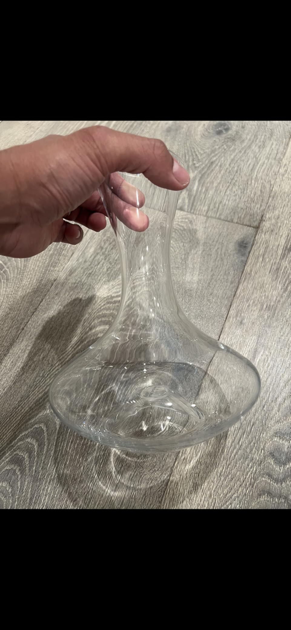 Godinger Wine Decanter Carafe, Hand Blown Wine Decanter Aerator - Wine Gifts - Customer Photo 1