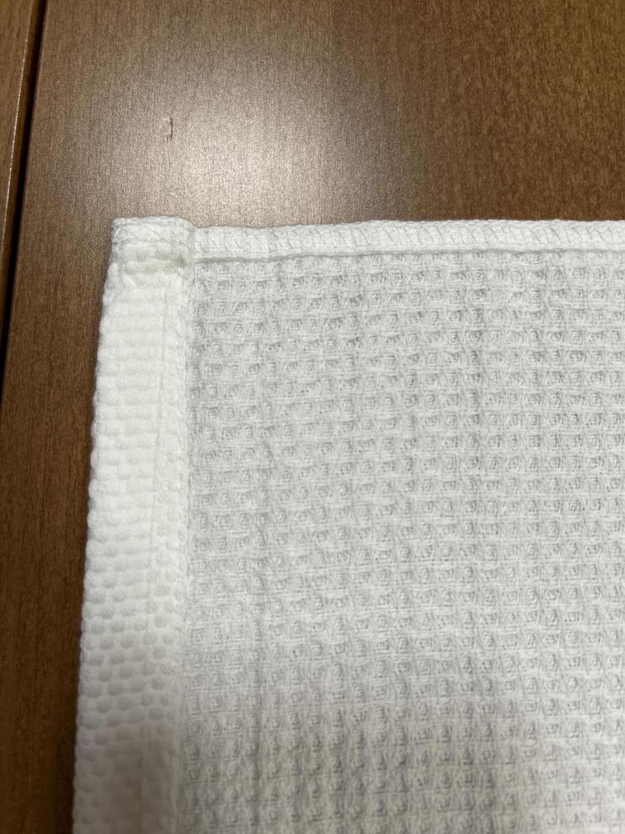 Homaxy 100% Cotton Waffle Weave Kitchen Dish Cloths, Ultra Soft Absorbent Quick Drying Dish Towels, 12 x 12 Inches, 6-Pack, Dark Grey - Customer Photo 2