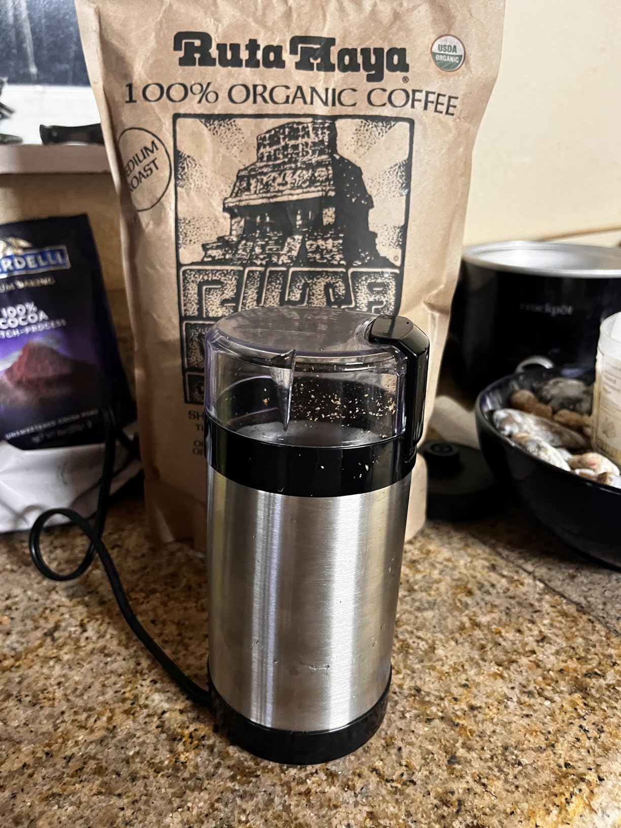 BLACK+DECKER One Touch Coffee Grinder, 2/3 Cup Coffee Bean Capacity, Spice Grinder - Customer Photo 1