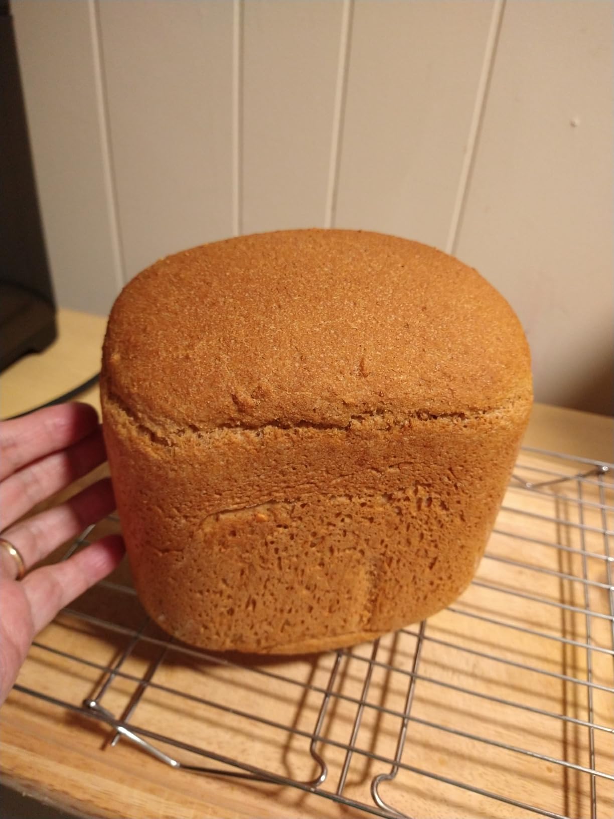 KBS 17-in-1 Bread Maker-Dual Heaters, 710W Machine Stainless Steel with Gluten-Free, Dough Maker,Jam,Yogurt PROG, Auto Nut Dispenser,Ceramic Pan& Touch Panel, 3 Loaf Sizes 3 Crust Colors,Recipes - Customer Photo 2