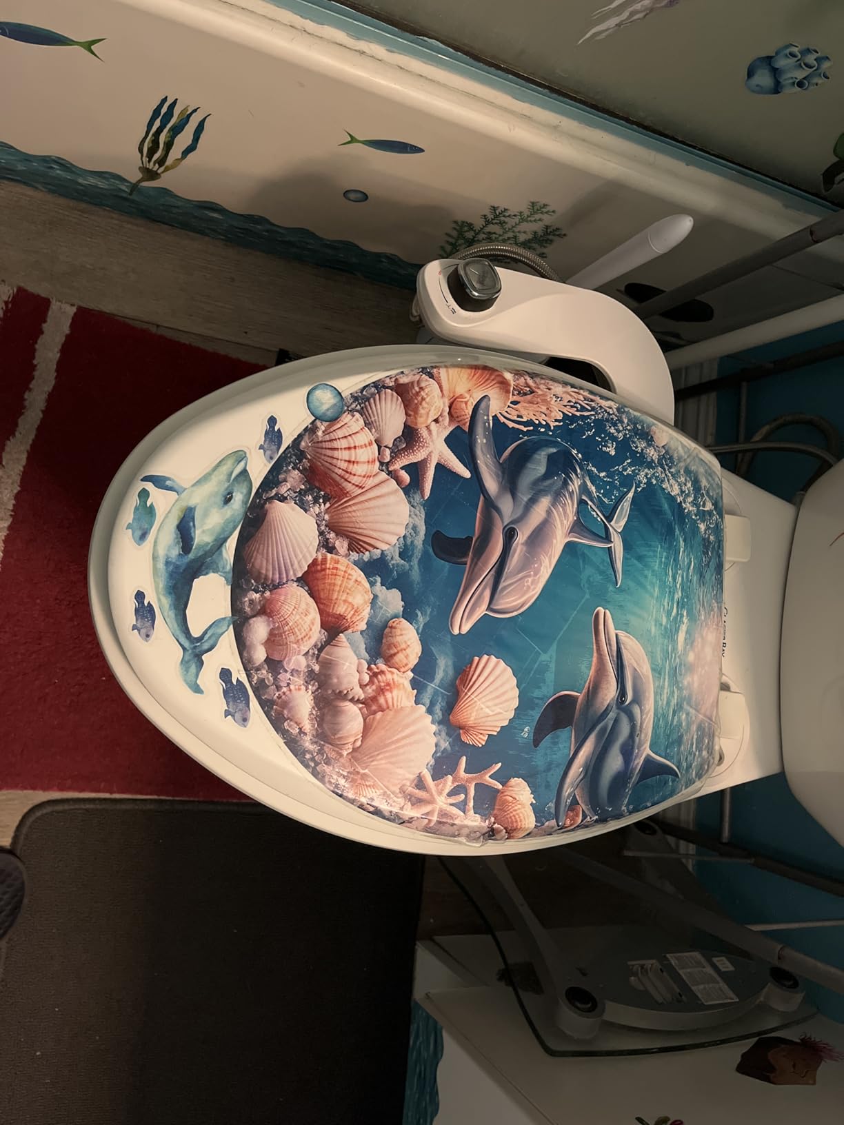 Mayfair Cassel Slow Close Toilet Seat, Easy Clean, Non Slip Premium Wood Seat - Customer Photo 1