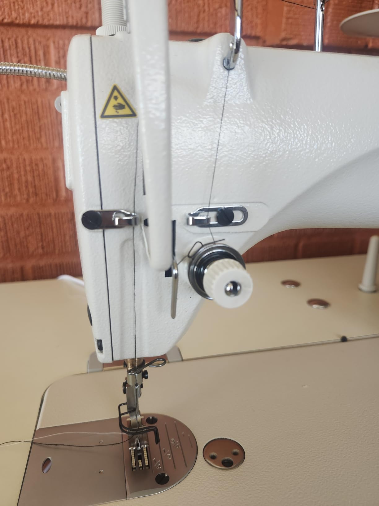 Industrial Sewing Machine Juki DDL-8100 Lockstitch Servo Motor + Table Stand Cut Juki DDL8700 + LED Lamp+ Commercial Grade Sewing Machine Customer Review Industrial Sewing Machine Juki DDL-8100 Lockstitch Servo Motor + Table Stand Cut Juki DDL8700 + LED Lamp+ Commercial Grade Sewing Machine - Customer Photo 1