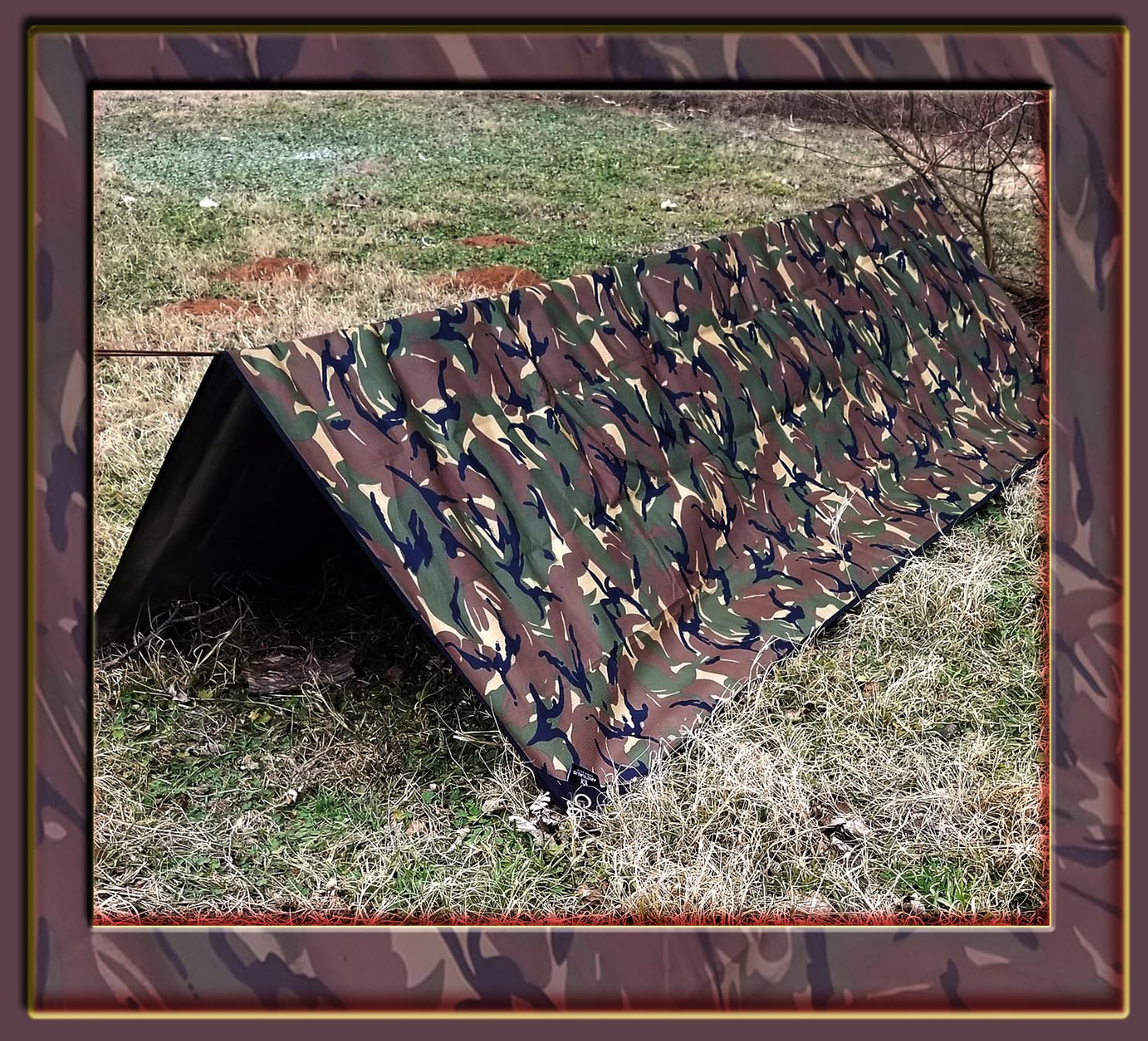 Arcturus Insulated Tarp/Thermal Blanket – 60x82in, Reflects 90% Body Heat, Waterproof, Windproof, 3-Layer Design, Reinforced Grommets - Customer Photo 1