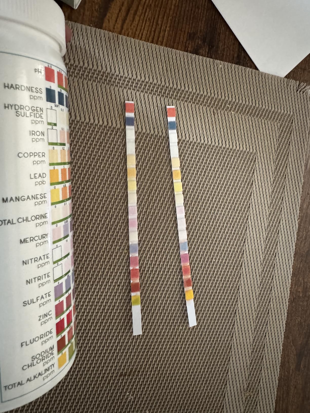 Varify 17in1 Complete Drinking Water Test Kit - 100 Strips + 2 Bacteria Tester Kits - Well, Tap, Home, City Water Testing Strip for Lead, Alkaline, Chlorine, Hardness, Iron, Fluoride, Copper & More - Customer Photo 2