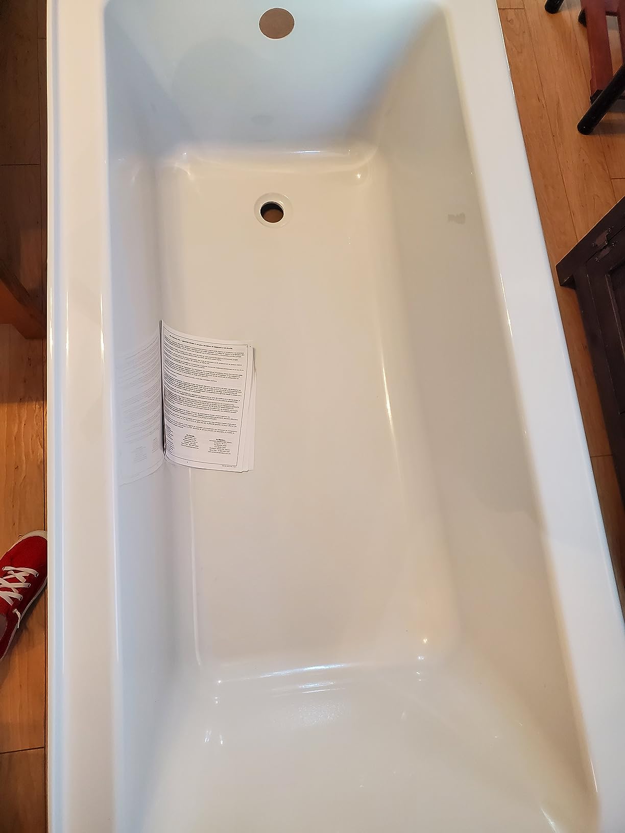 American Standard 2973102.020 Studio Integral Apron Bathtub Right Drain 60 in. x 30 in. in White - Customer Photo 1