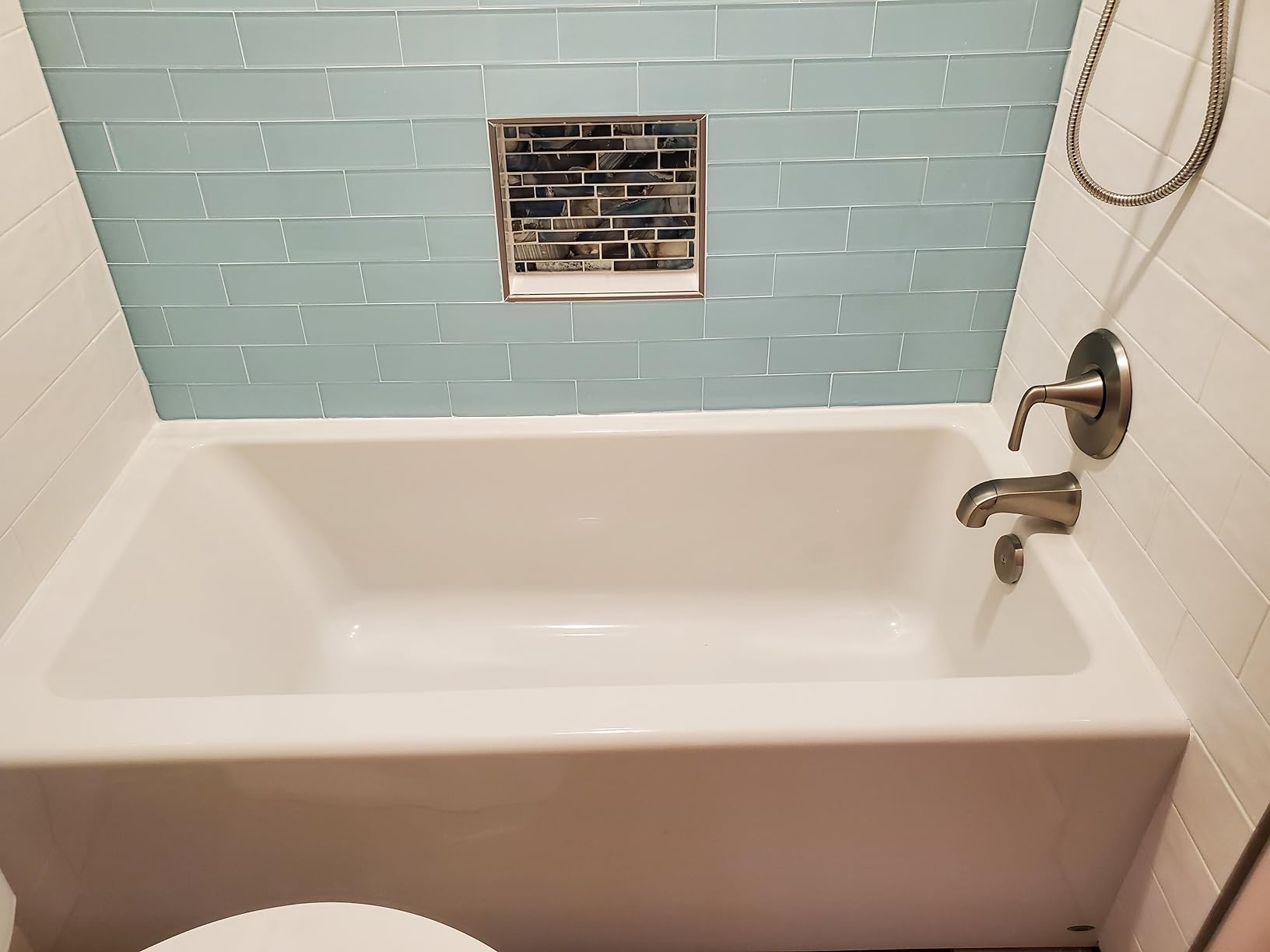 American Standard 2973102.020 Studio Integral Apron Bathtub Right Drain 60 in. x 30 in. in White - Customer Photo 2