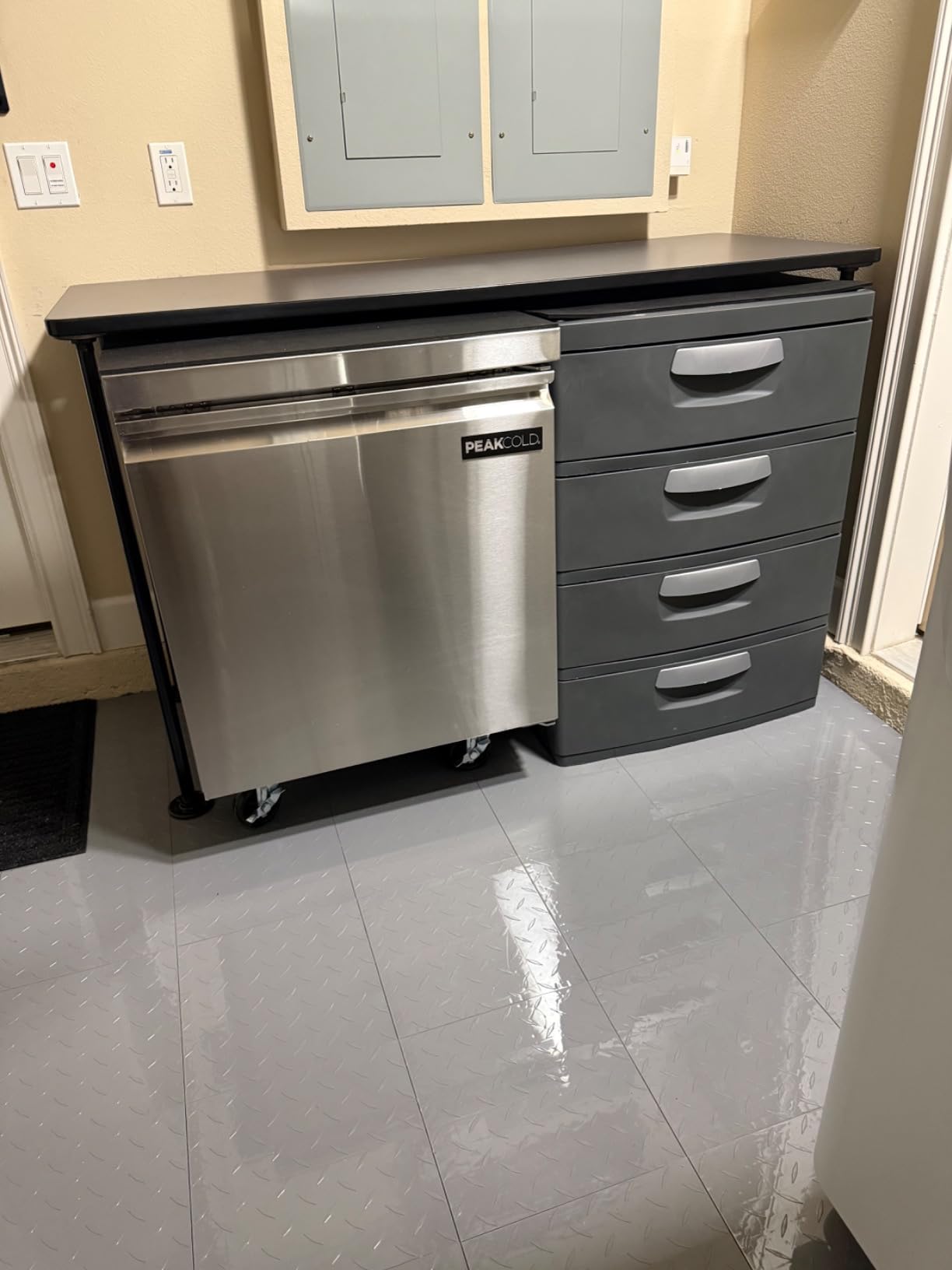 2 Door Commercial Stainless Steel Freezer, White Interior; 47 Cubic Ft, 54