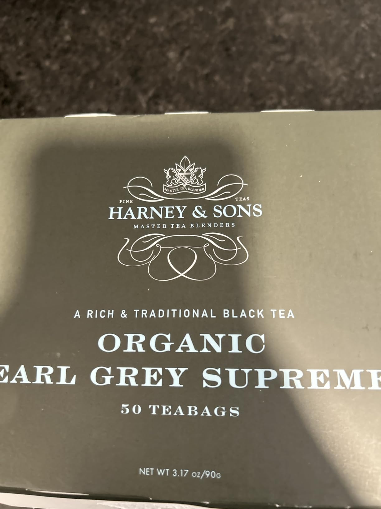 Harney & Sons Organic Earl Grey Supreme Teabags, 50 Count - Customer Photo 1