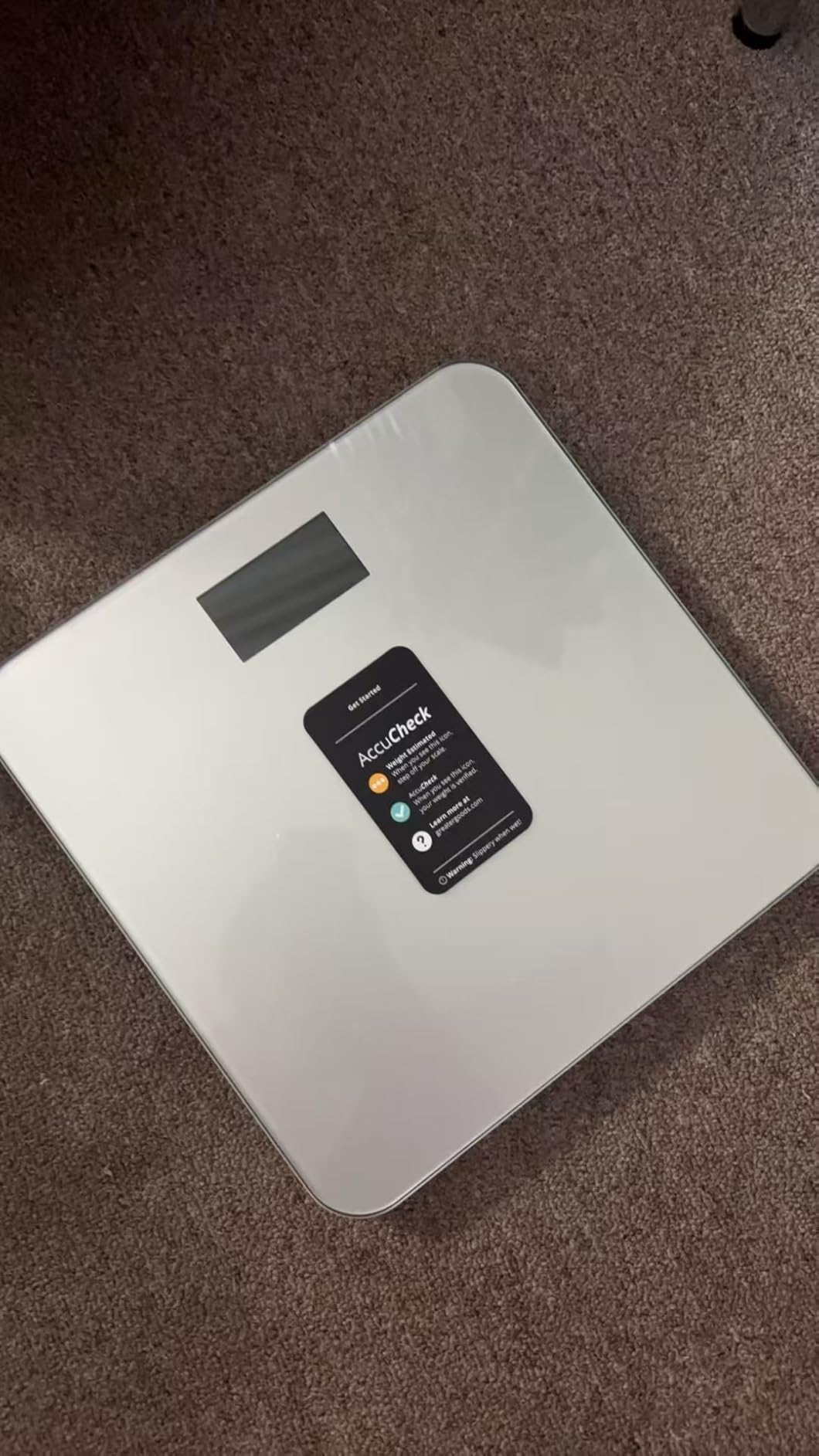 Greater Goods Digital AccuCheck Bathroom Scale for Body Weight, Capacity up to 400 lbs, Batteries Included, Pearl Gray - Customer Photo 2