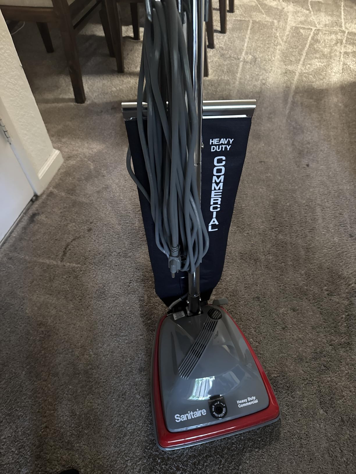 Sanitaire SC679K Tradition Upright Commercial Bagged Vacuum, Red - Customer Photo 1