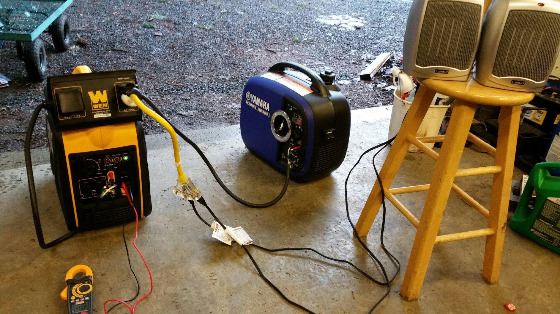 WEN 2350-Watt Inverter Generator, Portable and Super Quiet with Fuel Shut-Off (56235i) - Customer Photo 1