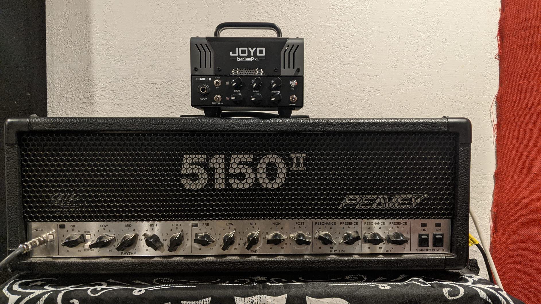 JOYO Bluejay BanTamp Series Mini Amp Head 20 Watt Preamp 2 Channel Hybrid Tube Guitar Amplifier with Bluetooth - Customer Photo 1