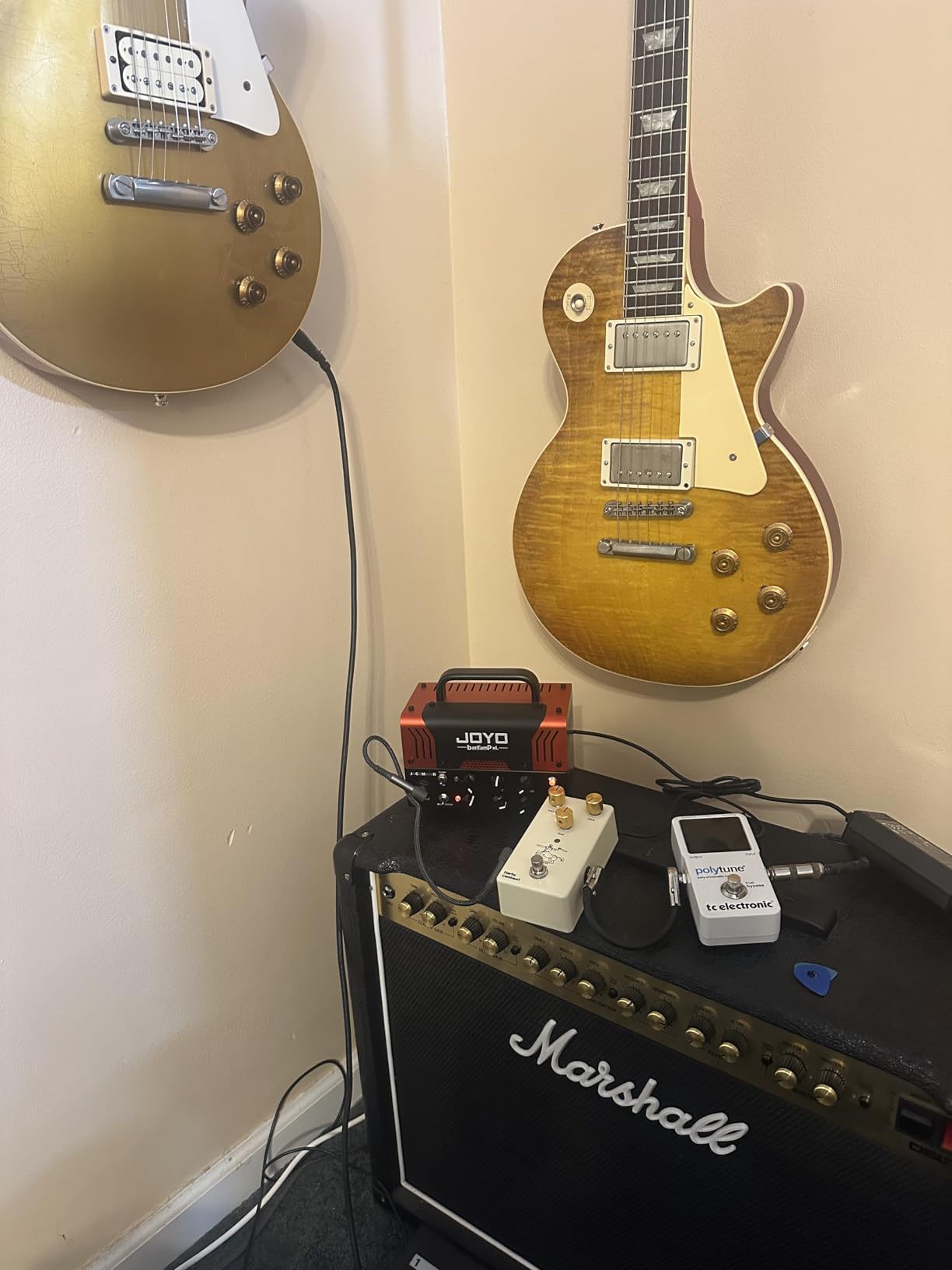 JOYO Bluejay BanTamp Series Mini Amp Head 20 Watt Preamp 2 Channel Hybrid Tube Guitar Amplifier with Bluetooth - Customer Photo 2
