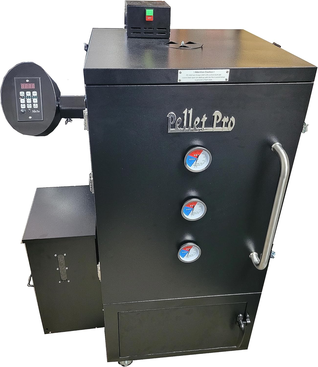 Pellet Pro® 2300 Vertical Pellet Smoker DOUBLE WALL Cabinet Free Cover and Convection Fan - Home Delivery - Customer Photo 1