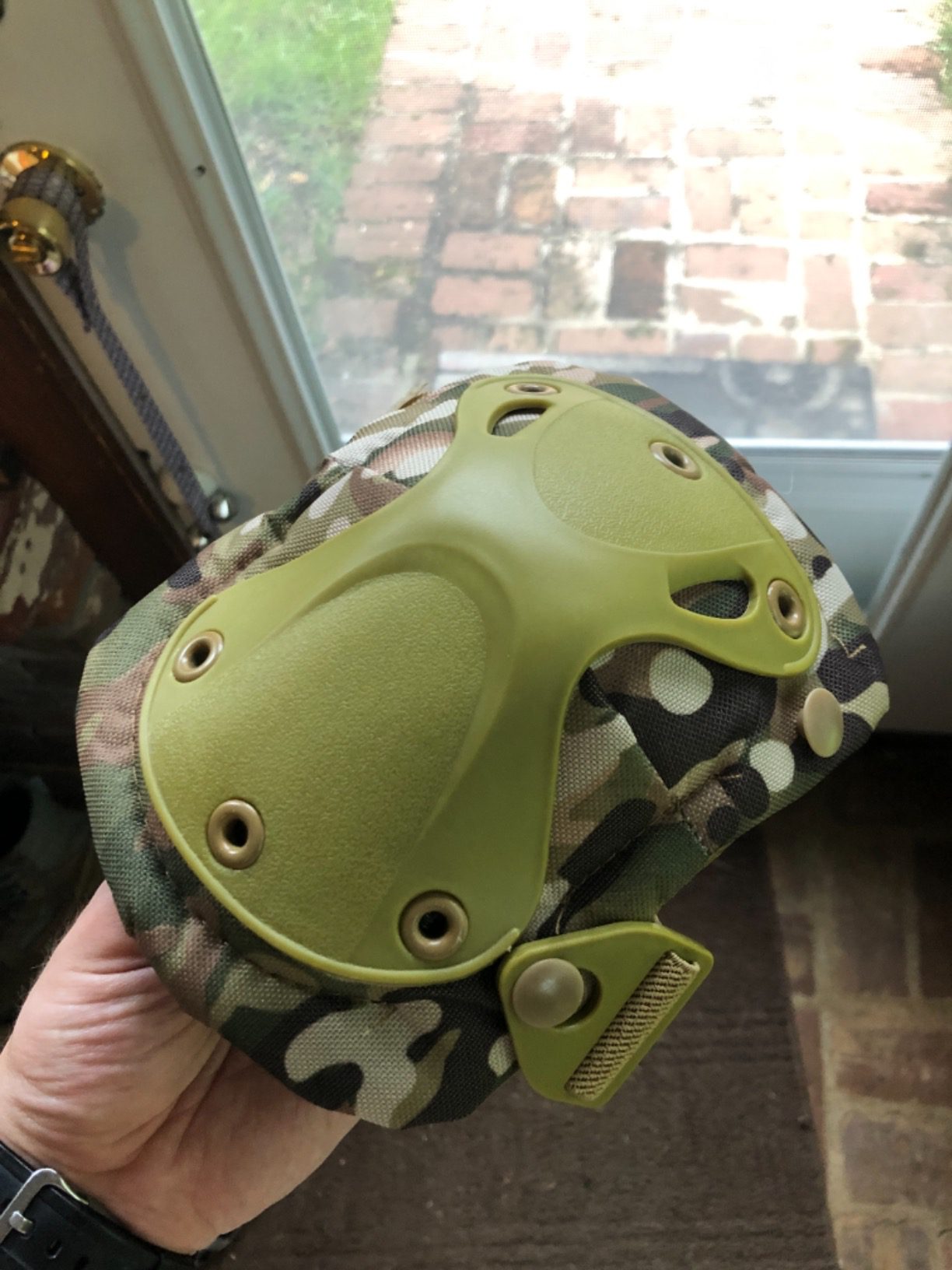 Professional Tactical Combat Knee and Elbow Protective Pads Sets Advanced Tactical Gear Set for Airsoft Paintball Hunting Army Skate Outdoor Sports - Customer Photo 2
