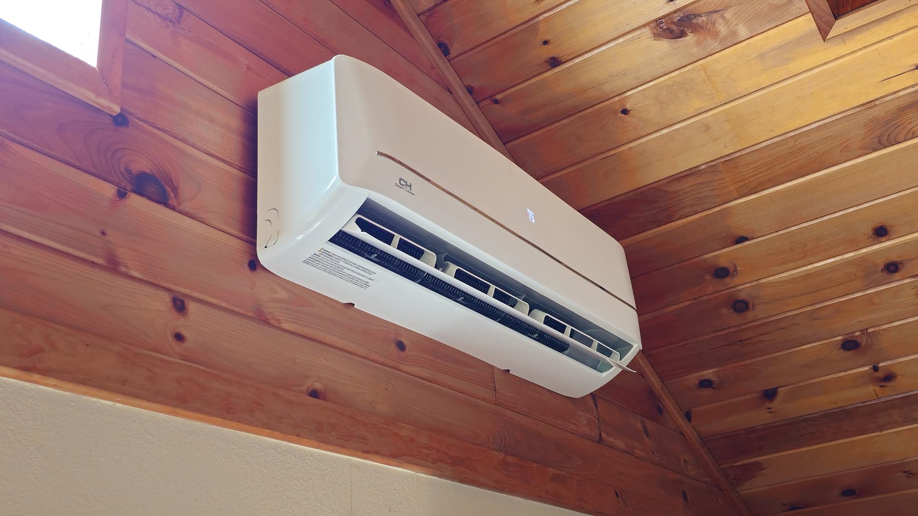 Cooper & Hunter MIA Series, Mini Split Air Conditioner and Heater, 12,000 BTU, 230V, 20.5 SEER2, 1 Ton, Wall Mount Ductless Inverter Heat Pump System, With 16ft Installation kit - Customer Photo 1