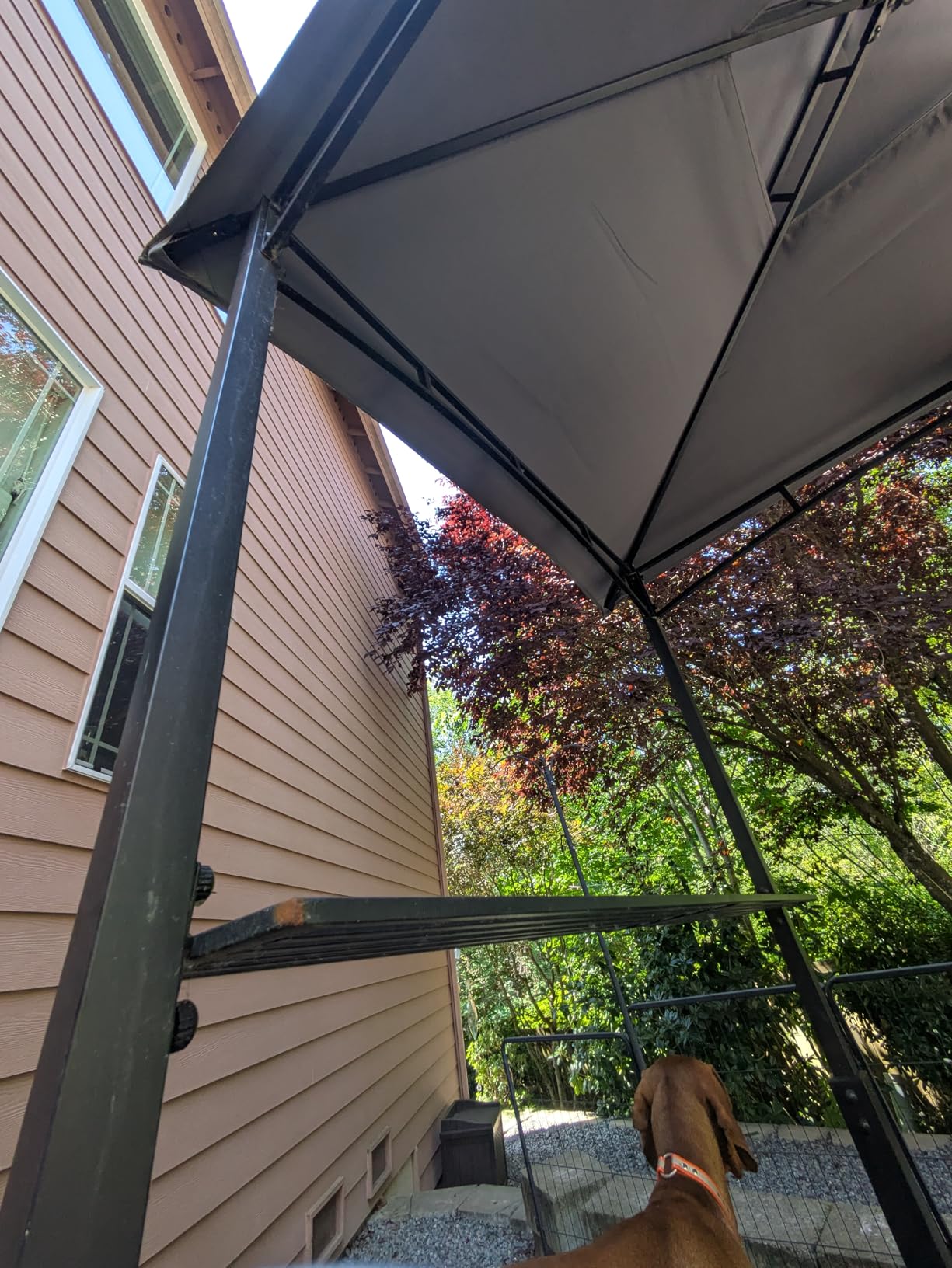 ABCCANOPY 8x5 Grill Gazebo - Outdoor BBQ Canopy Shelter with Led Light for Patio Backyard Grilling (Dark Gray) - Customer Photo 1