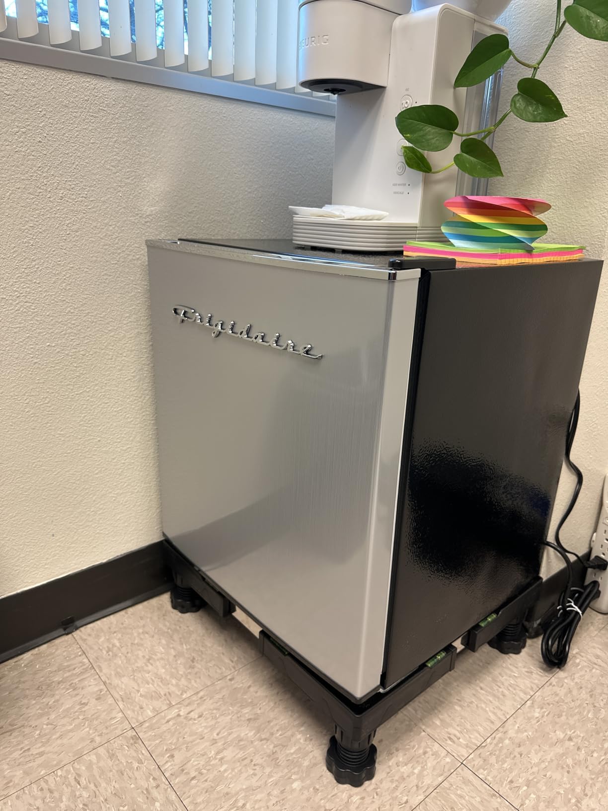 Frigidaire EFR182 1.6 cu ft Stainless Steel Mini Fridge. Perfect for Home or The Office. Platinum Series, 1.8 Customer Review Frigidaire EFR182 1.6 cu ft Stainless Steel Mini Fridge. Perfect for Home or The Office. Platinum Series, 1.8 - Customer Photo 1