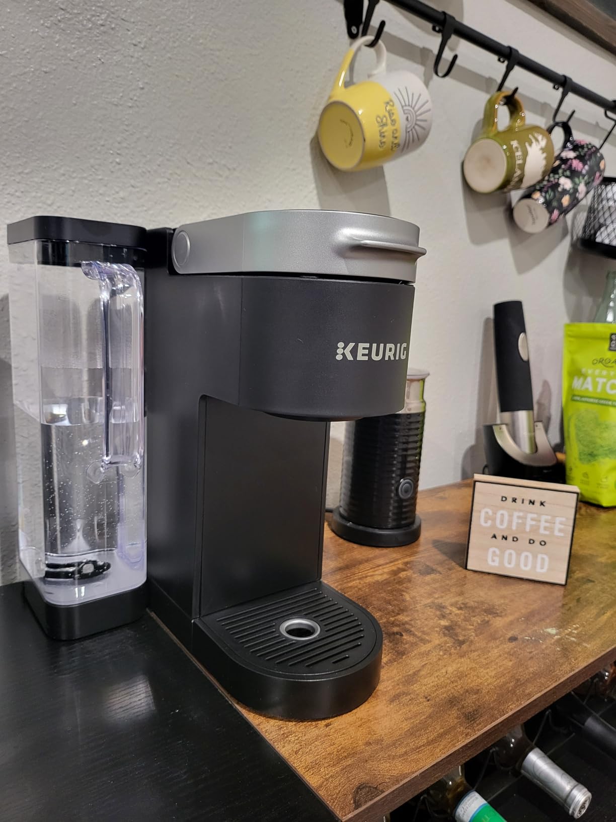 Keurig K-Supreme Single Serve K-Cup Pod Coffee Maker, MultiStream Technology, 4 Brew Sizes, 66oz Dual-Position Removable Reservoir, Gray - Customer Photo 1