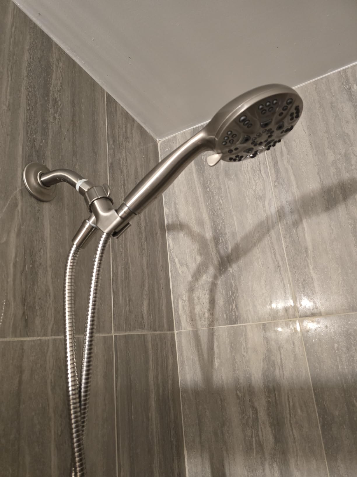 6-Mode High Pressure Handheld Shower Head Set, Consumer Reports Recommended HOPOPRO High Flow Hand Held Showerhead with 59 Inch Hose Bracket Teflon Tape Rubber Washers - Customer Photo 1