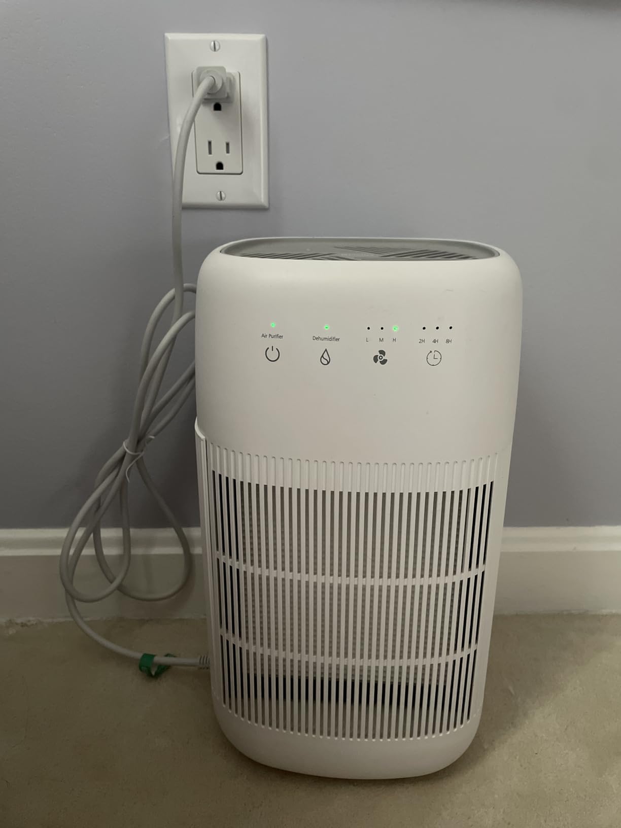 Afloia Air Purifier and Dehumidifier in 1, Air Purifier with Efficient Filter, Small Dehumidifier Combined with Air Cleaner, Remove Pet Odors Dust Smoke for Home, Bedroom, Bathroom - Customer Photo 1