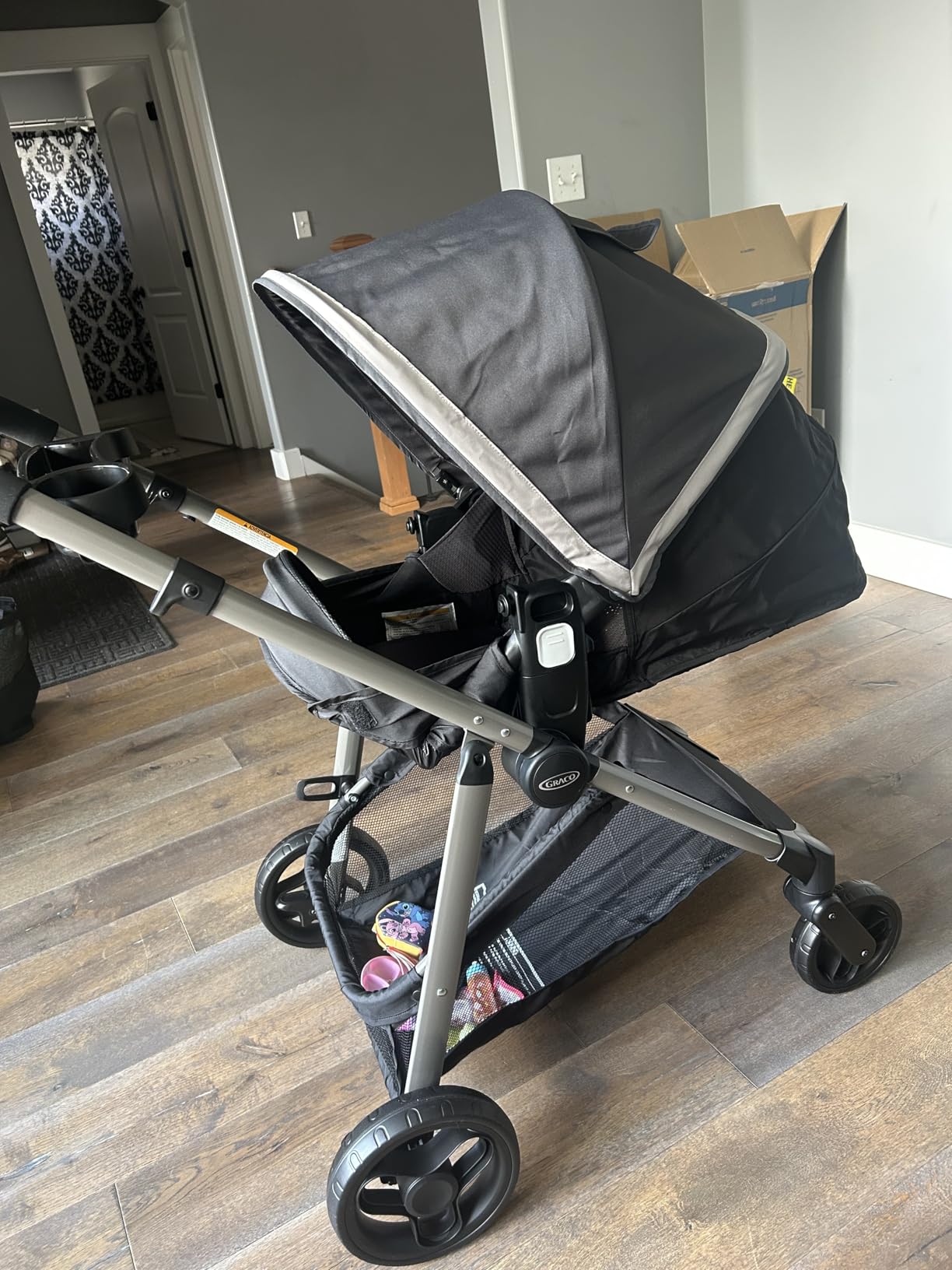Graco Redmond Modes Pramette Stroller, 3-in-1 Convertible: Car Seat Carrier, Infant Pramette to Toddler Stroller with Reversible Seat and One-hand Fold - Customer Photo 2