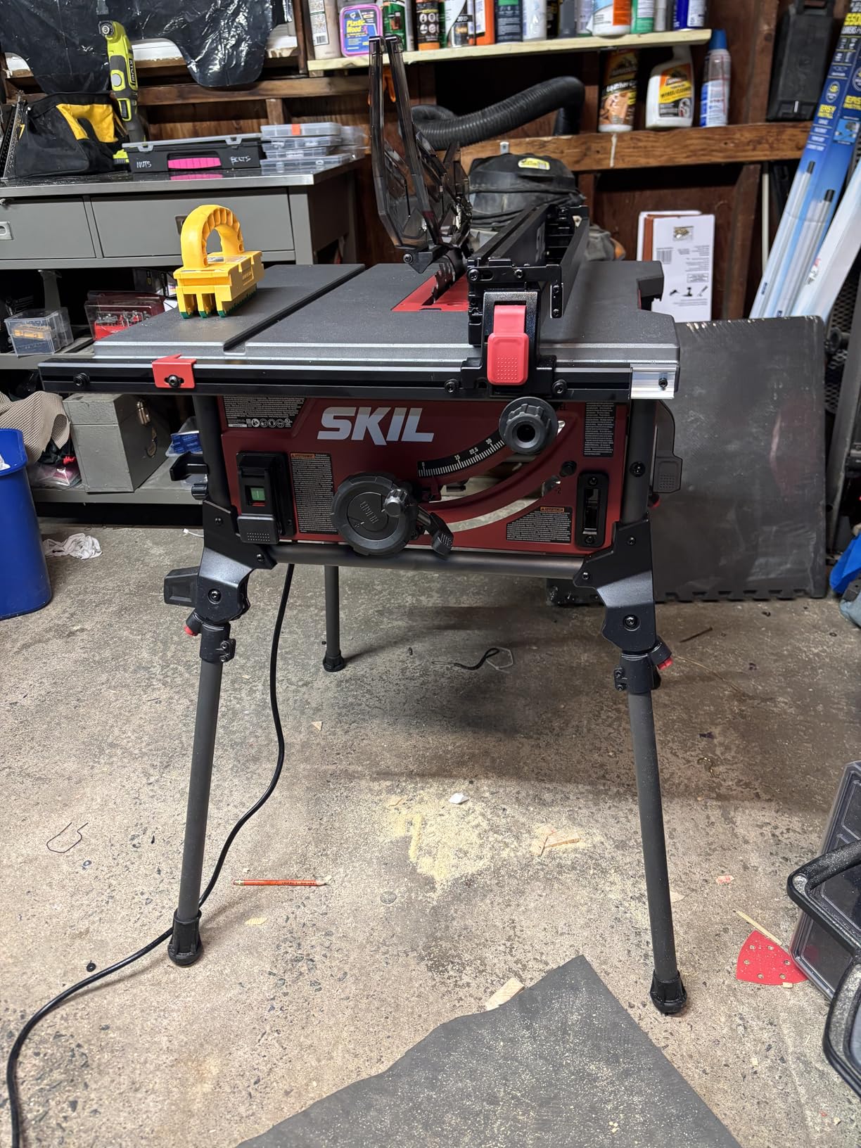 SKIL 15 Amp 10 Inch Portable Jobsite Table Saw with Folding Stand- TS6307-00 - Customer Photo 2