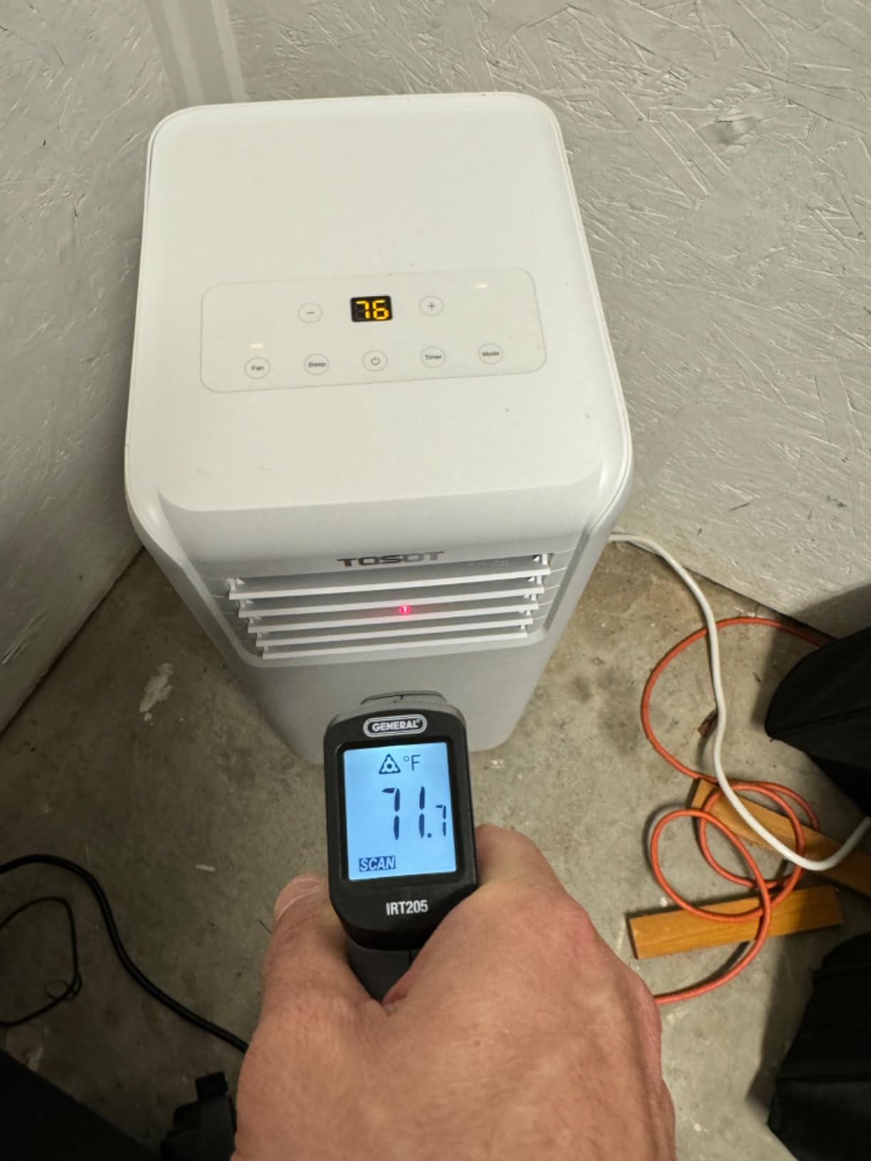 TOSOT 9,000 BTU Air Conditioner Easier to Install, Quiet and 3-in-1 Portable AC, Dehumidifier, Fan for Rooms up to 250 Sq Ft, Aovia Series, White - Customer Photo 2