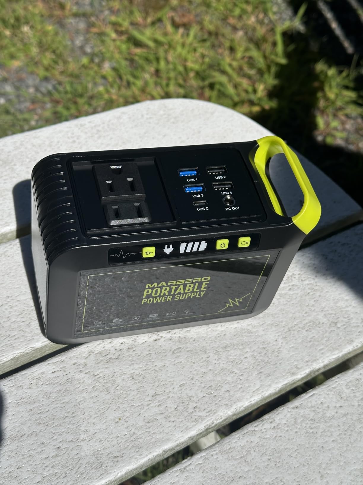 MARBERO Portable Power Station 88Wh Camping Lithium Battery Solar Generator Fast Charging with AC Outlet 120W Peak Power Bank(Solar Panel Optional) for Home Backup Outdoor Emergency RV Van Hunting - Customer Photo 1