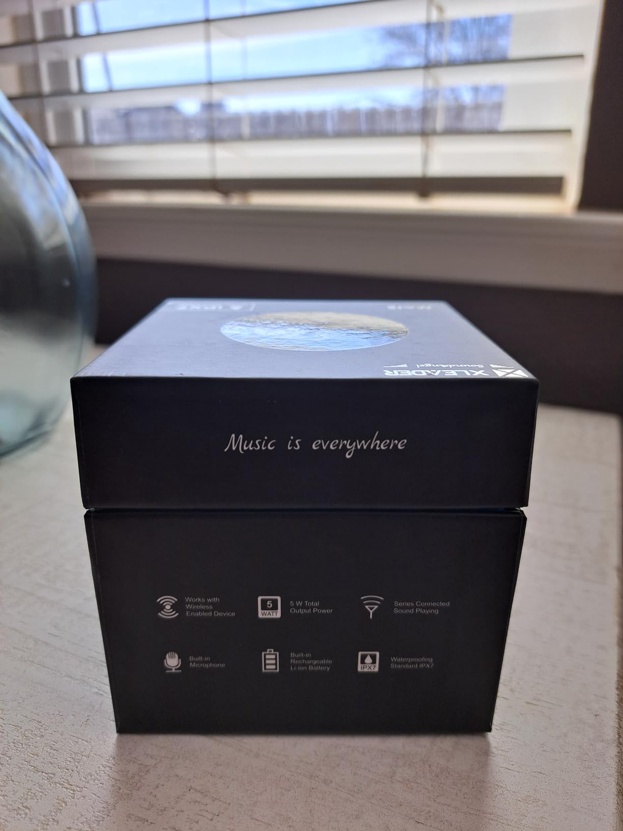 XLeader, Upgraded, Pro Shower Speaker, Certified IPX7 Waterproof Bluetooth Speaker with Suction Cup, Hook Clip, Built-in Mic, Crystal Sound&Rich Bass, up to 12H Playtime, Ideal Gifts - SoundAngel Mate - Customer Photo 1