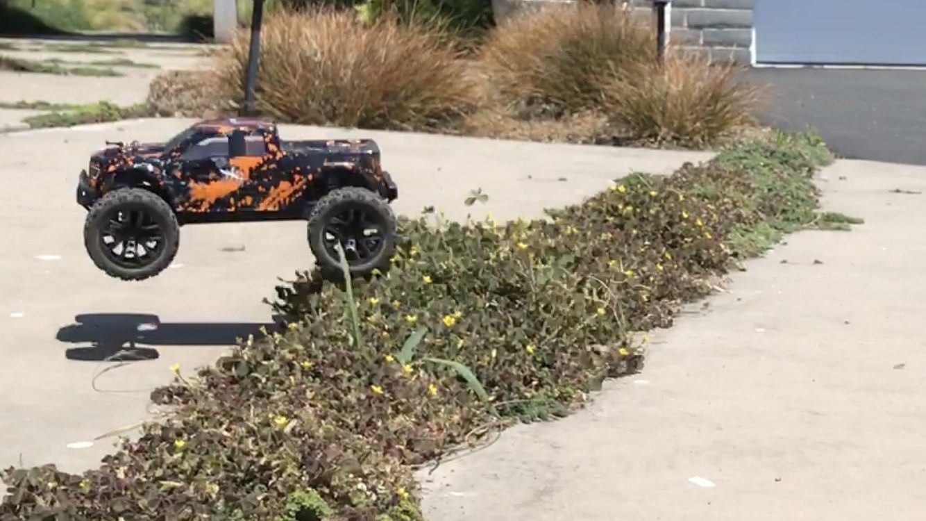 HAIBOXING 1:18 Scale RC Monster Truck 18859 36km/h Speed 4X4 Off Road Remote Control Truck,Waterproof Electric Powered RC Cars All Terrain Toys Vehicles with 2 Batteries,Xmas Gifts for Kid and Adults - Customer Photo 1