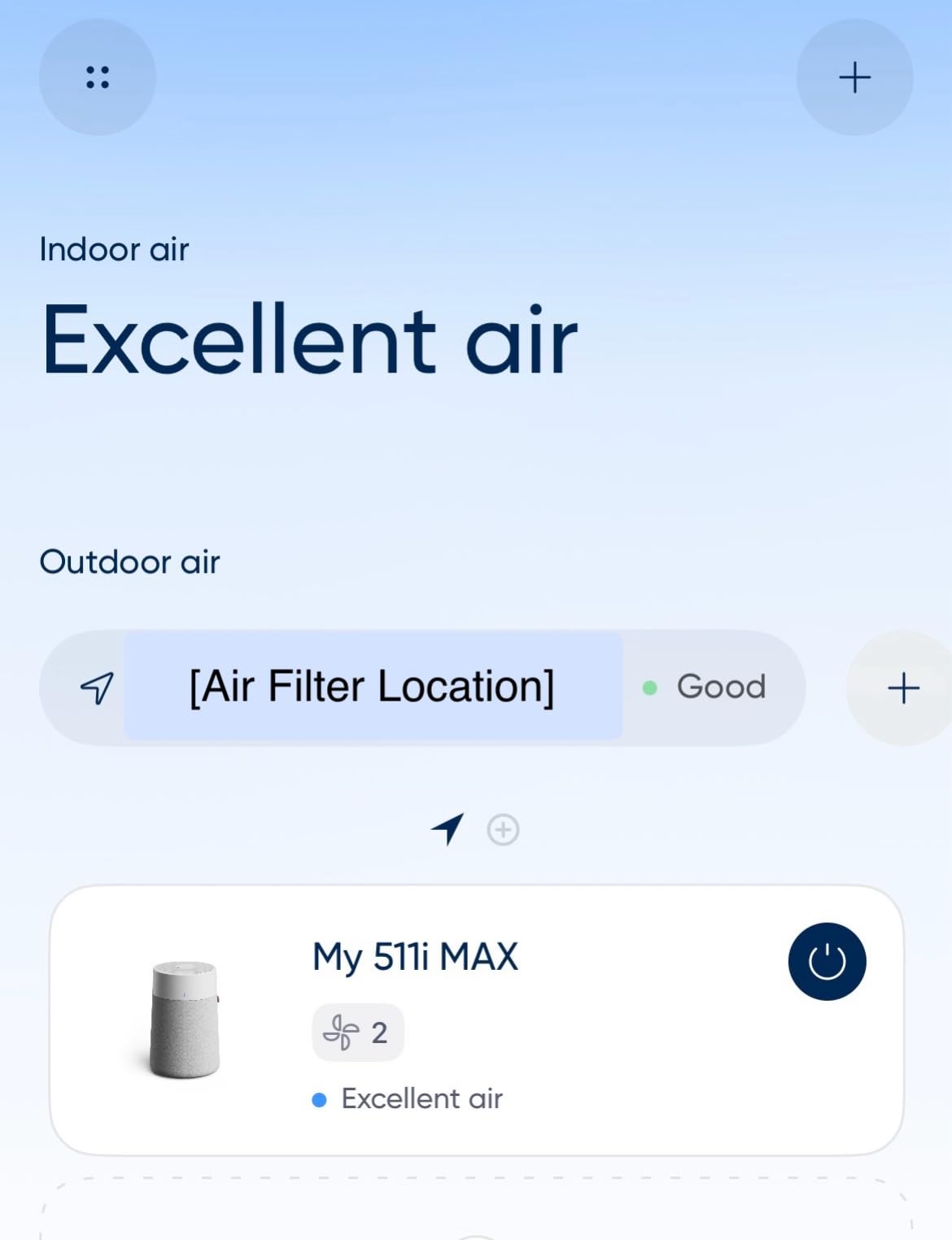 BLUEAIR Air Purifier for Small Room, Bedroom, Home, Cleans 926 sqft in one hour, HEPASilent Air Cleaner for Pets, Allergies, Virus, Dust, Mold, Smoke - Blue Pure 511i Max - Customer Photo 2