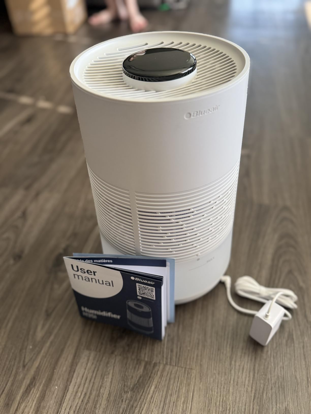 BLUEAIR Premium Smart Humidifier for Large Rooms, Bedrooms, Better Sleep with Evaporative Invisible Mist Tech, Auto Humidify, Easy Top Fill, Smart Control with App, Touchscreen, 3.5L Tank for 48 hours - Customer Photo 1