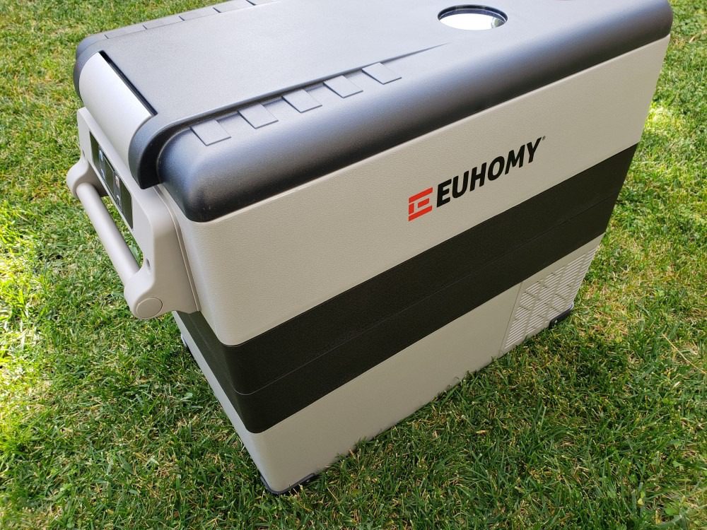 EUHOMY 12 Volt Refrigerator, 59QT(55L) Electric Cooler, 12V Fridge APP Control, 12V Cooler -4℉~68℉, Portable Freezer 12/24V DC 100-240V AC for Camping, Travel, Truck, Home - Customer Photo 1