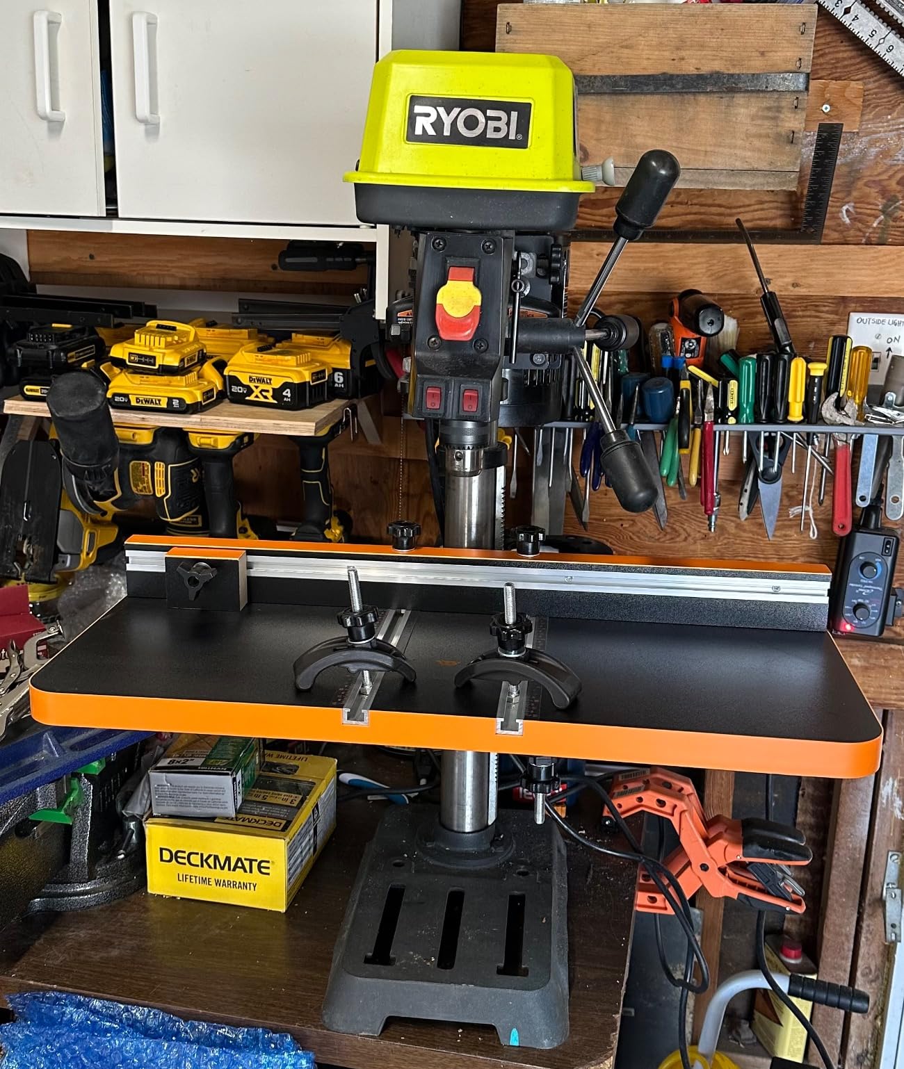 WEN DPA2513 24-by-12-Inch Drill Press Table with an Adjustable Fence and Stop Block - Customer Photo 2
