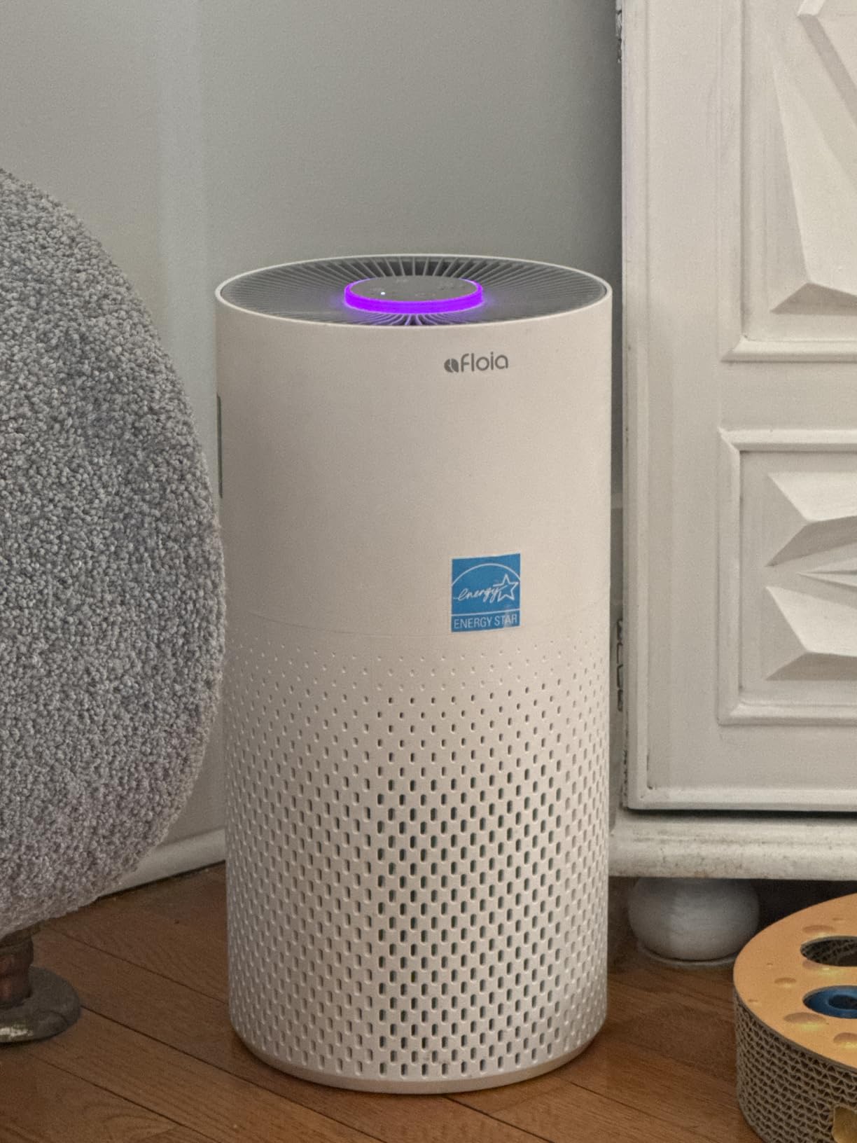 Afloia Air Purifiers for Home Bedroom Large Room Up to 1076 Ft², 3-Stage Filter Cleaner Odor Eliminator, Remove Pets Dust Dander Hair Allergy Mold Pollen Smoke Smell, Quiet 22 dB, 7 Colors Night Light - Customer Photo 2