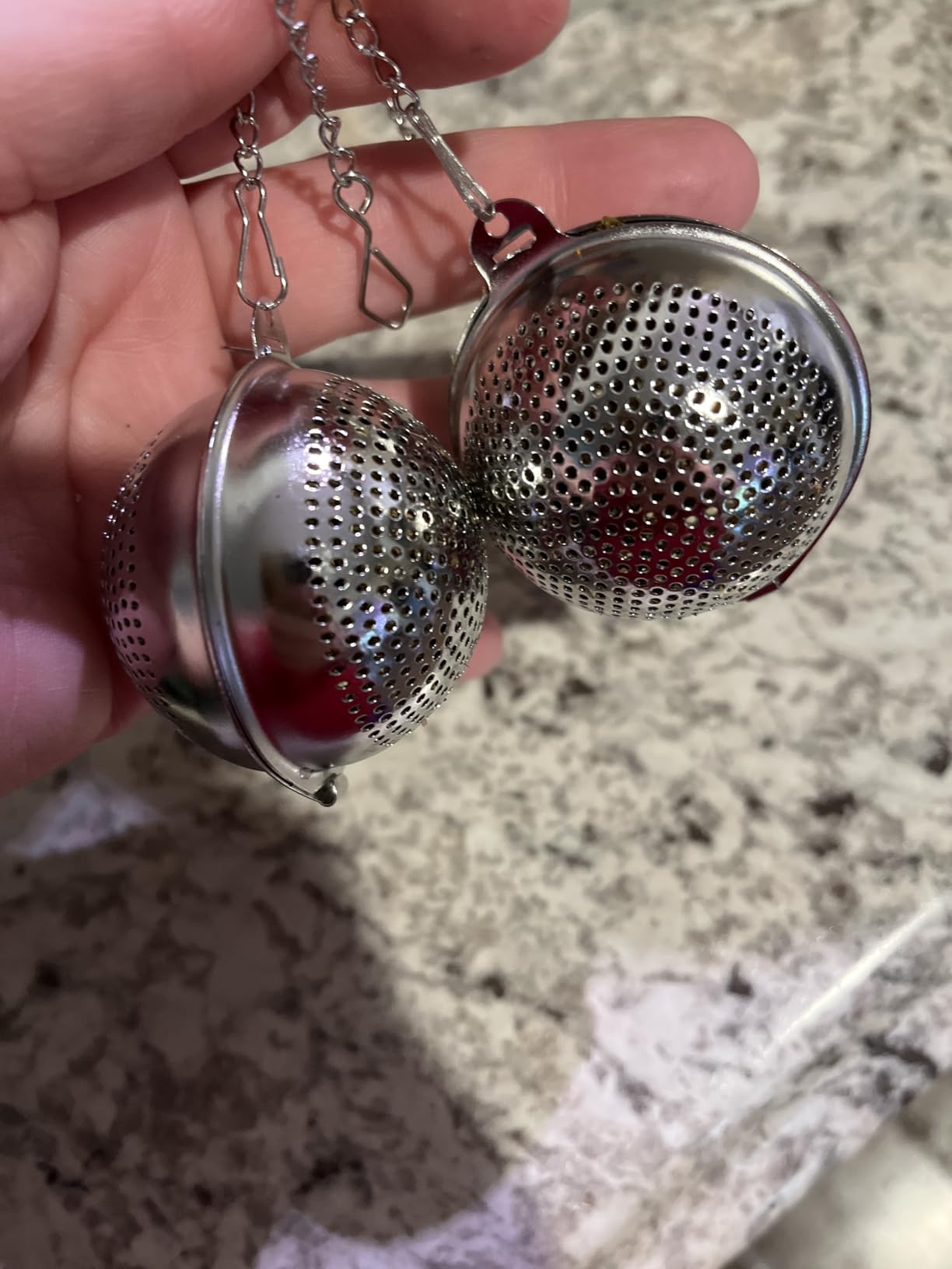 Lyxa 2 Pack Food Grade 304 Stainless Steel Mesh Tea Ball - Customer Photo 1