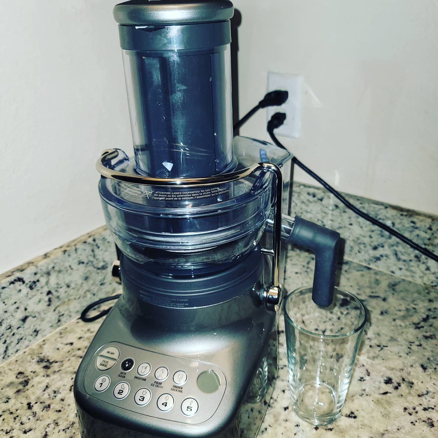 Breville the 3X Bluicer™ Blender and Juicer, BJB615SHY, Smoked Hickory - Customer Photo 1