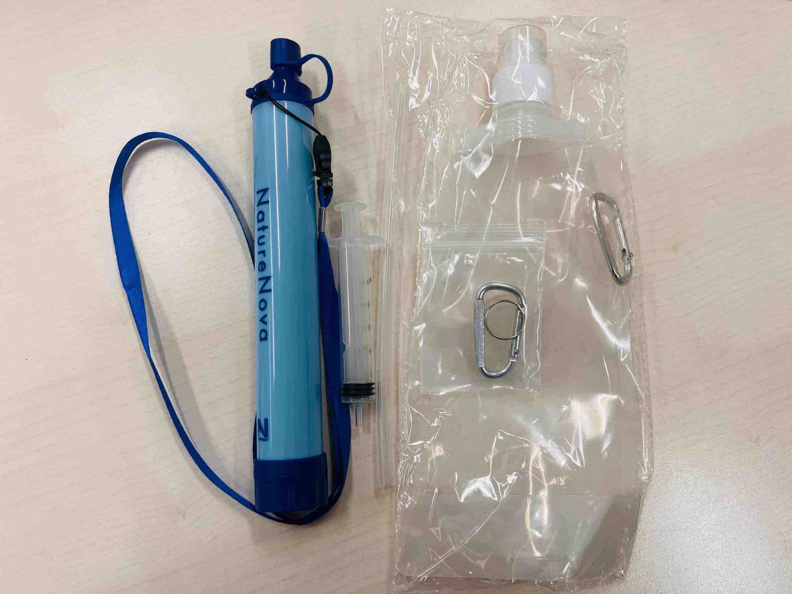 Personal Water Filter Straw Outdoor Portable Filtration Emergency Survival Gear Water Solutions Tactical Gear for Hiking Camping Accessories Travel Hunting Fishing Outing Backpacking - Customer Photo 1