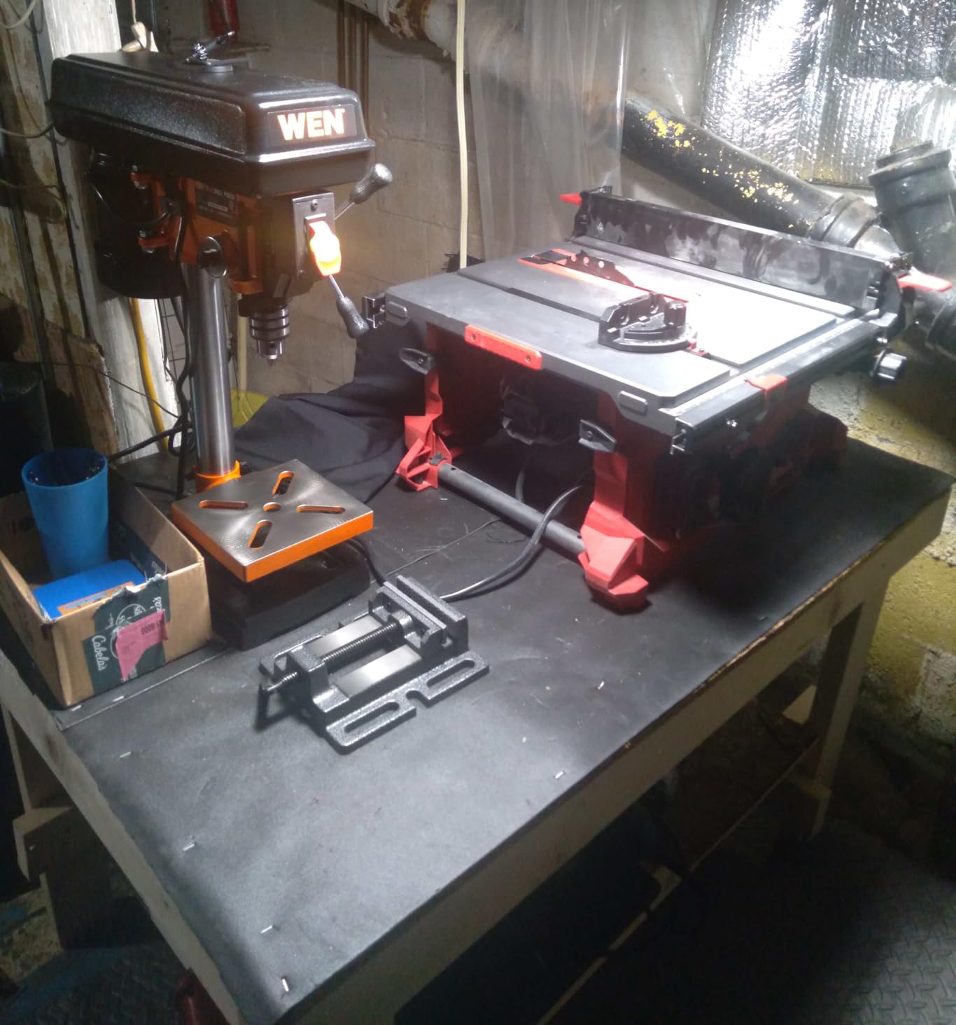 WEN 2.3-Amp 8-Inch 5-Speed Cast Iron Benchtop Drill Press (4206T) - Customer Photo 1