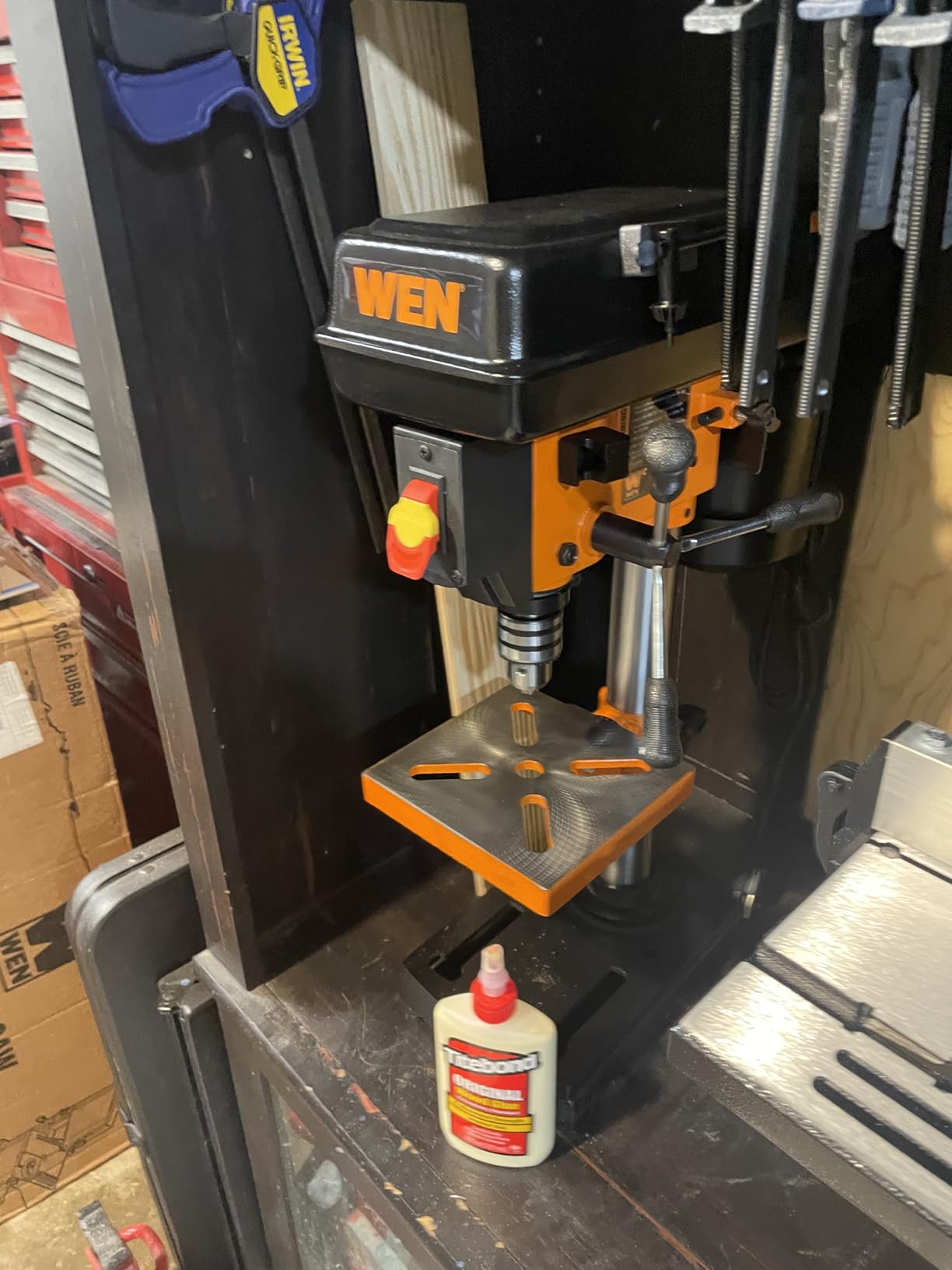 WEN 2.3-Amp 8-Inch 5-Speed Cast Iron Benchtop Drill Press (4206T) - Customer Photo 1