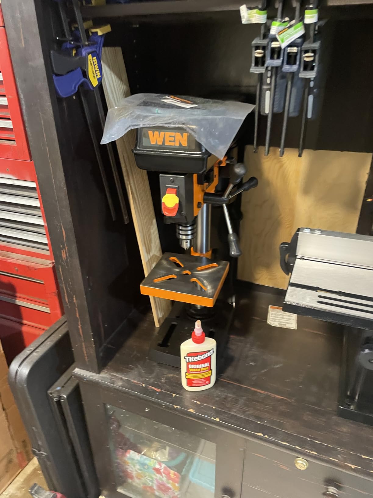 WEN 2.3-Amp 8-Inch 5-Speed Cast Iron Benchtop Drill Press (4206T) - Customer Photo 2