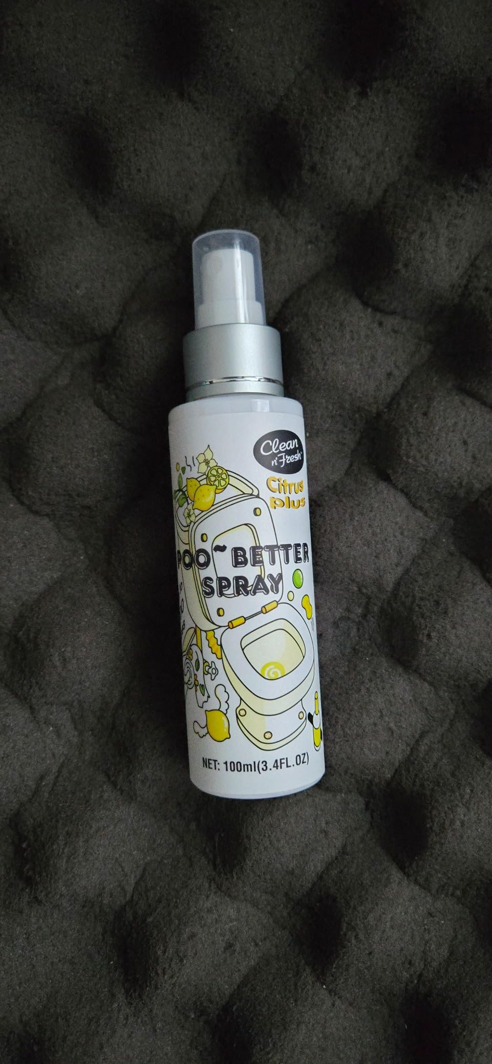Clean-n-Fresh Toilet Spray, 6.8 Fl.oz Poo Spray | Up to 400+ Uses, 100% Natural Plant Essential Oil Citrus Scent, Bathroom Deodorizer - Customer Photo 2