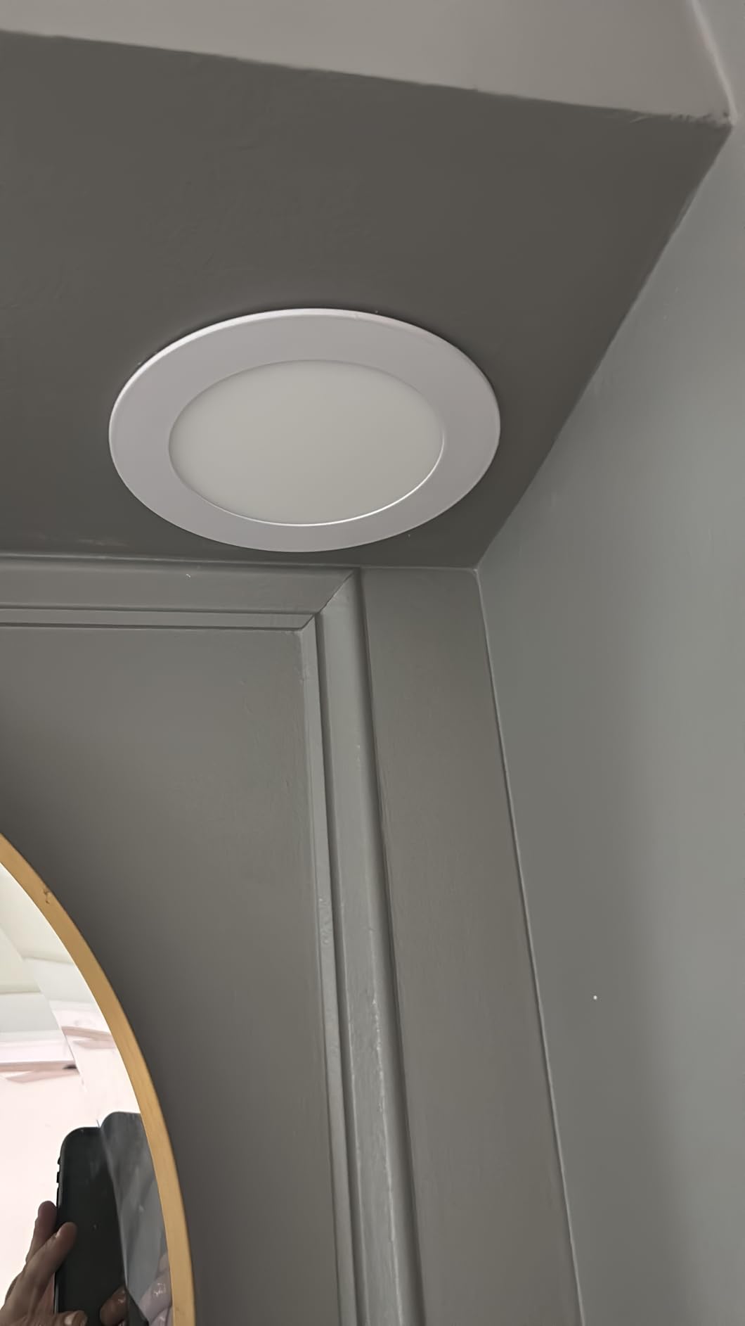 TORCHSTAR 12-Pack 5CCT 6 Inch Ultra-Thin LED Recessed Lighting with Junction Box, CRI90, Aluminum, 2700K3000K3500K4000K5000K, 5%-100% Dimmable Slim Recessed Downlight, 12W 1000LM, ETL & ES - Customer Photo 1