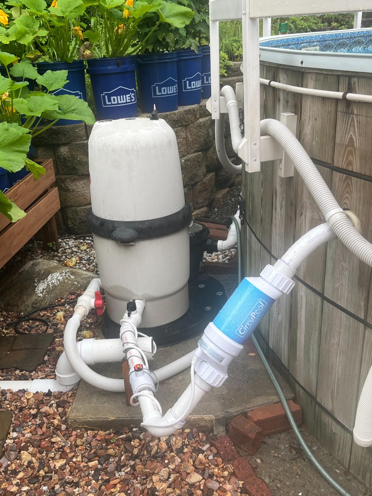 CircuPool® Universal25 Saltwater Chlorinator - Complete System with 25k-Gallon Max Titanium Cell & 4 Year Warranty - Customer Photo 1
