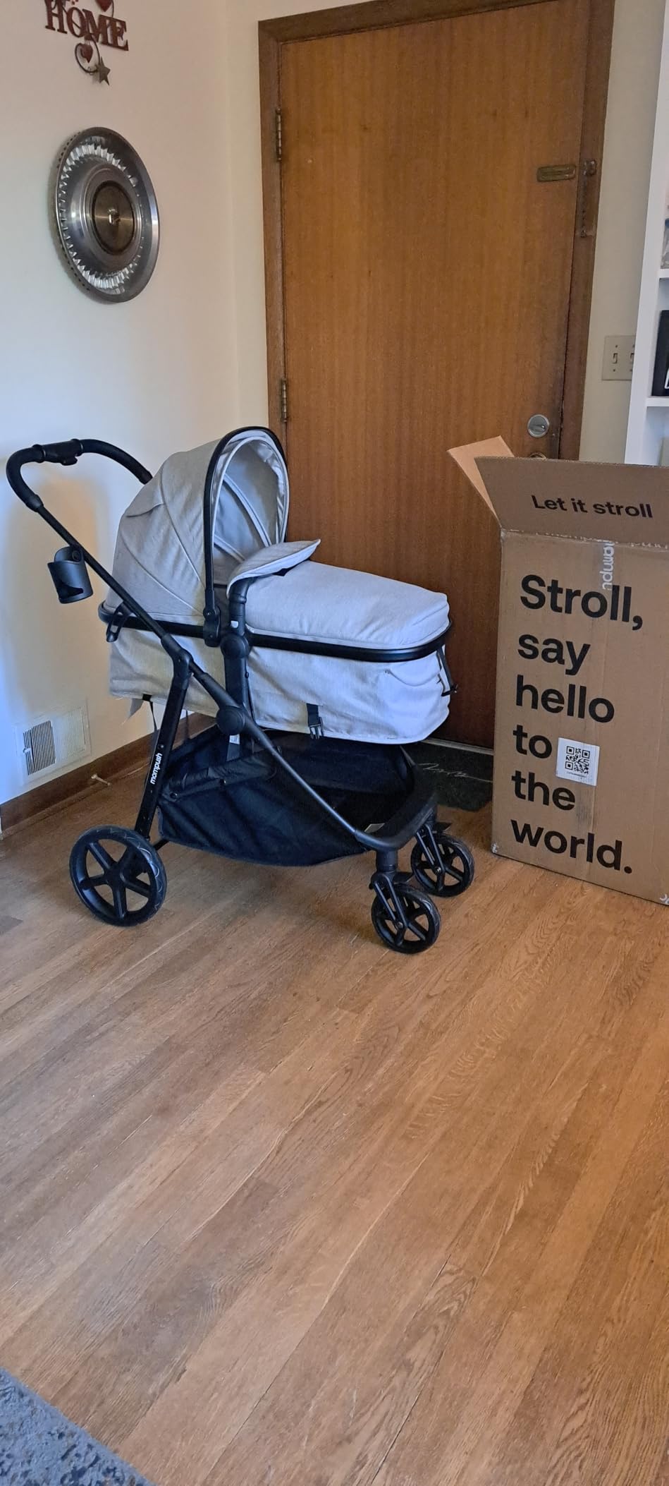 Mompush Wiz 2 in 1 Baby Stroller with Bassinet Mode, Convertible Infant Stroller for Newborn and Toddler with Reversible Seat and Large UPF 50+ Canopy - Customer Photo 1