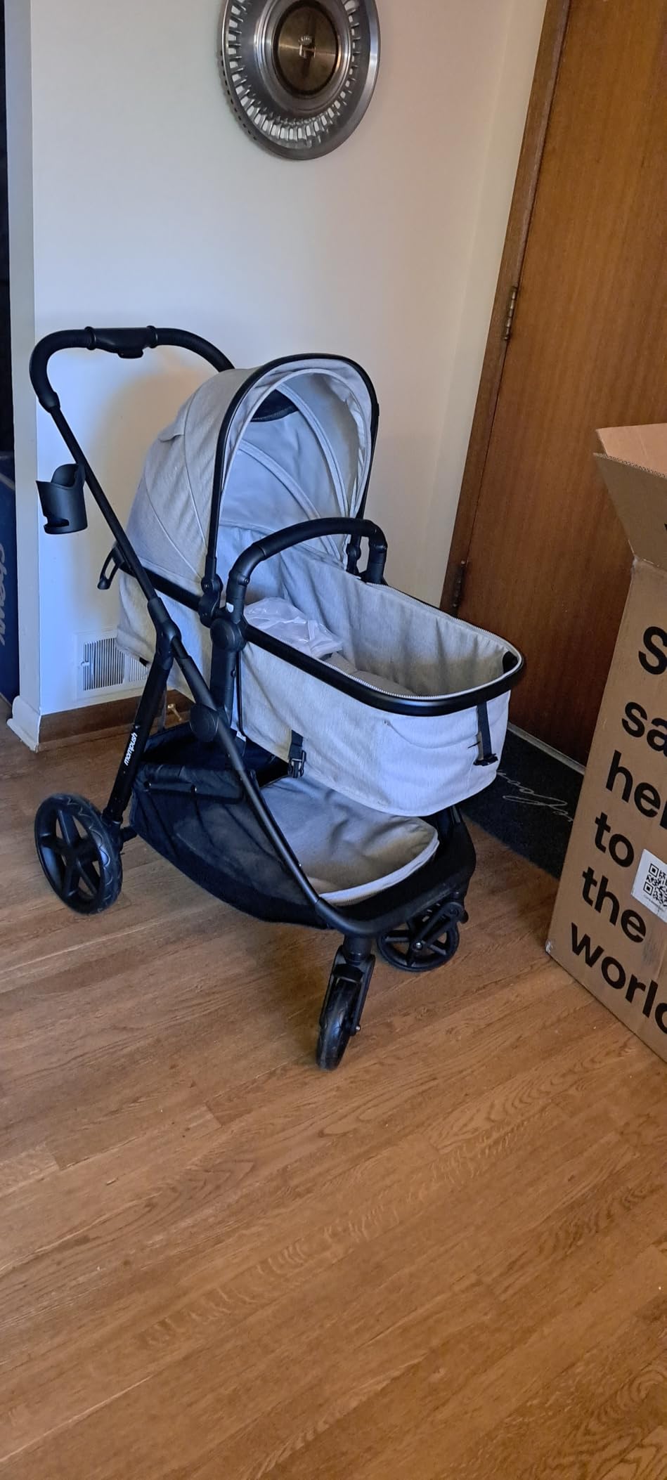 Mompush Wiz 2 in 1 Baby Stroller with Bassinet Mode, Convertible Infant Stroller for Newborn and Toddler with Reversible Seat and Large UPF 50+ Canopy - Customer Photo 2